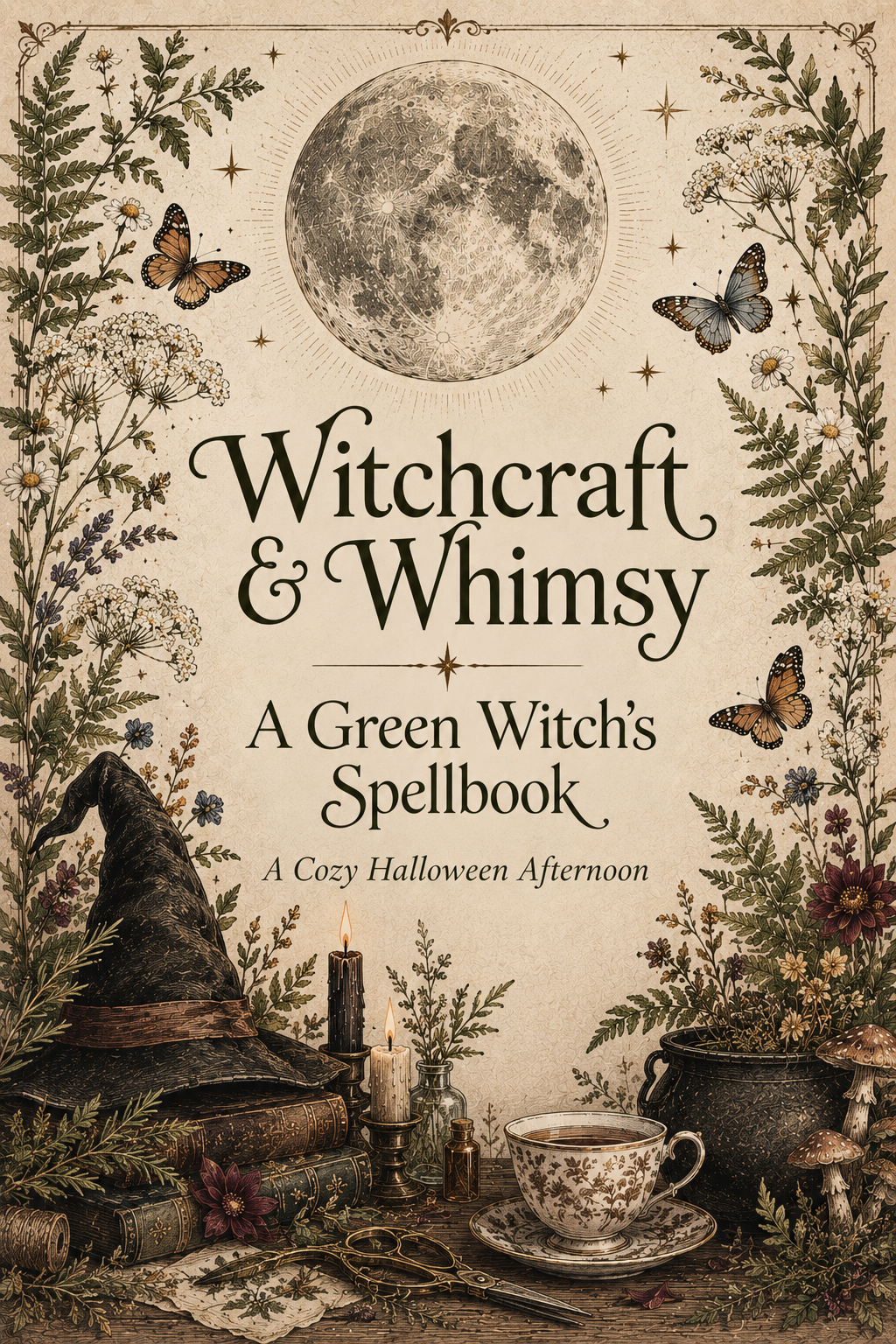 WITCHCRAFT &amp; WHIMSY - A Green Witch’s Spellbook: A Cozy Halloween Afternoon
