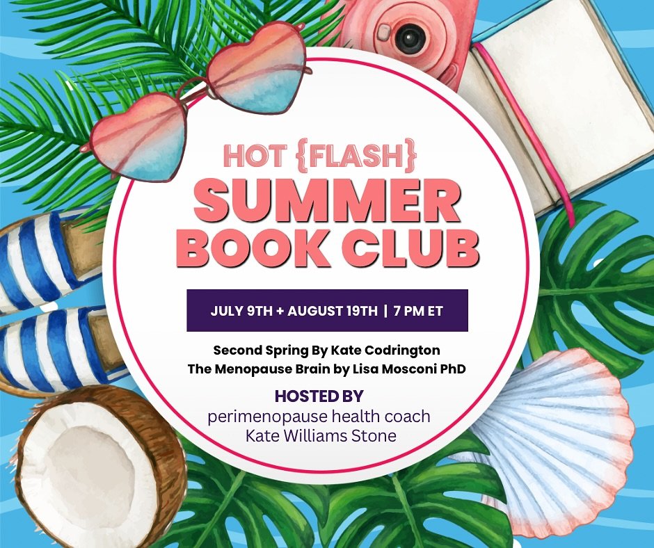 COMMENT 🔥🔥🔥 and I&rsquo;ll send you the details! 

Picture this: You are relaxing at the pool or the beach 🏖️ enjoying the following books: &ldquo;Second Spring&rdquo; by Kate Codrington and &ldquo;The Menopause Brain&rdquo; by Lisa Mosconi, PhD.