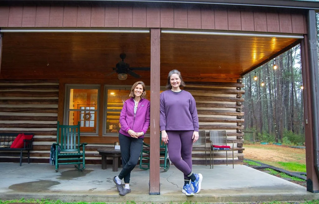Kate Williams Stone and Kerry Carlson at SkyPond in Cary, NC