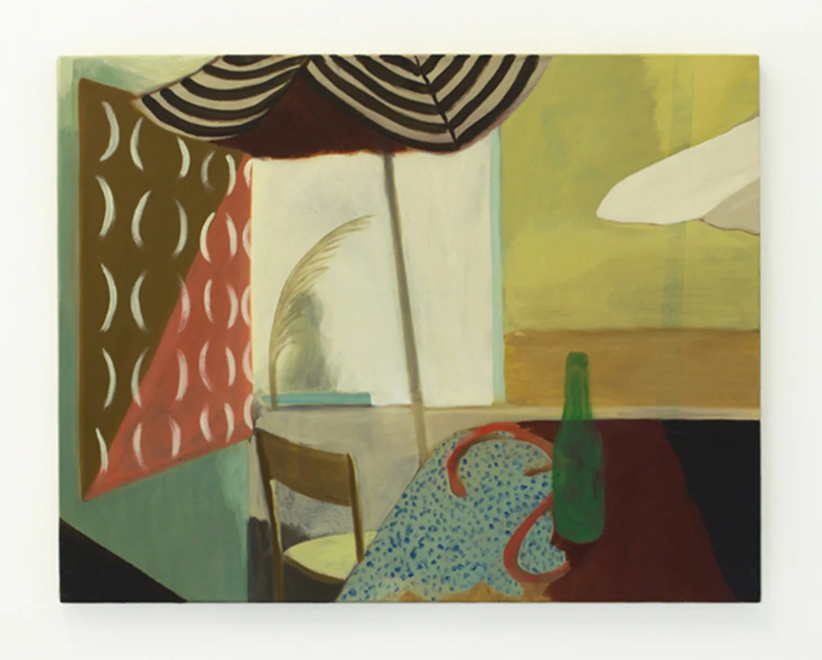 Bar fatima summer , 2015 Oil on canvas, 45.5 x 60 cm