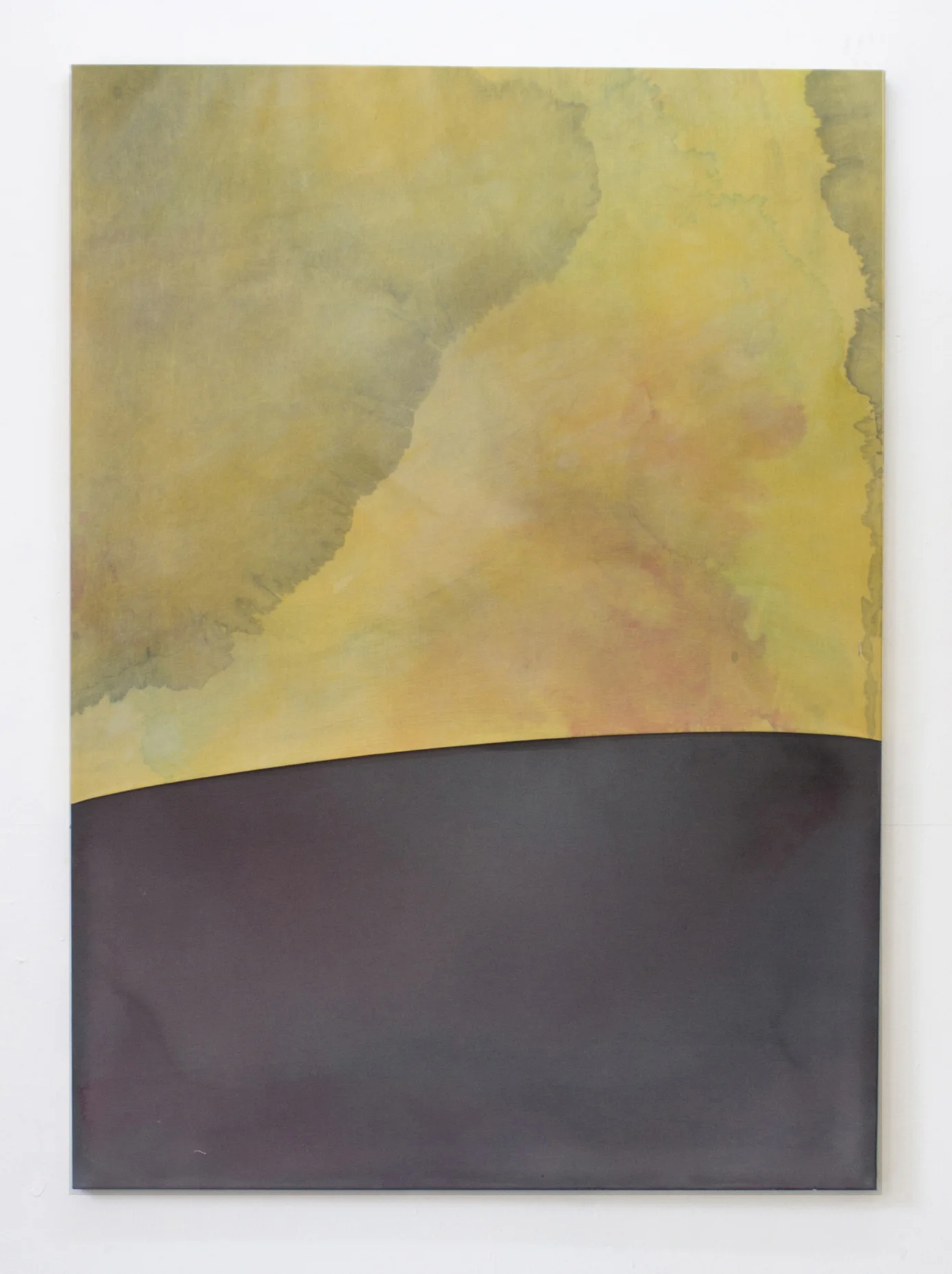 what else can I say I'm still waiting for this moment to be gone , 2018 Acrylic ink and paint on canvas, 160 x 115 cm