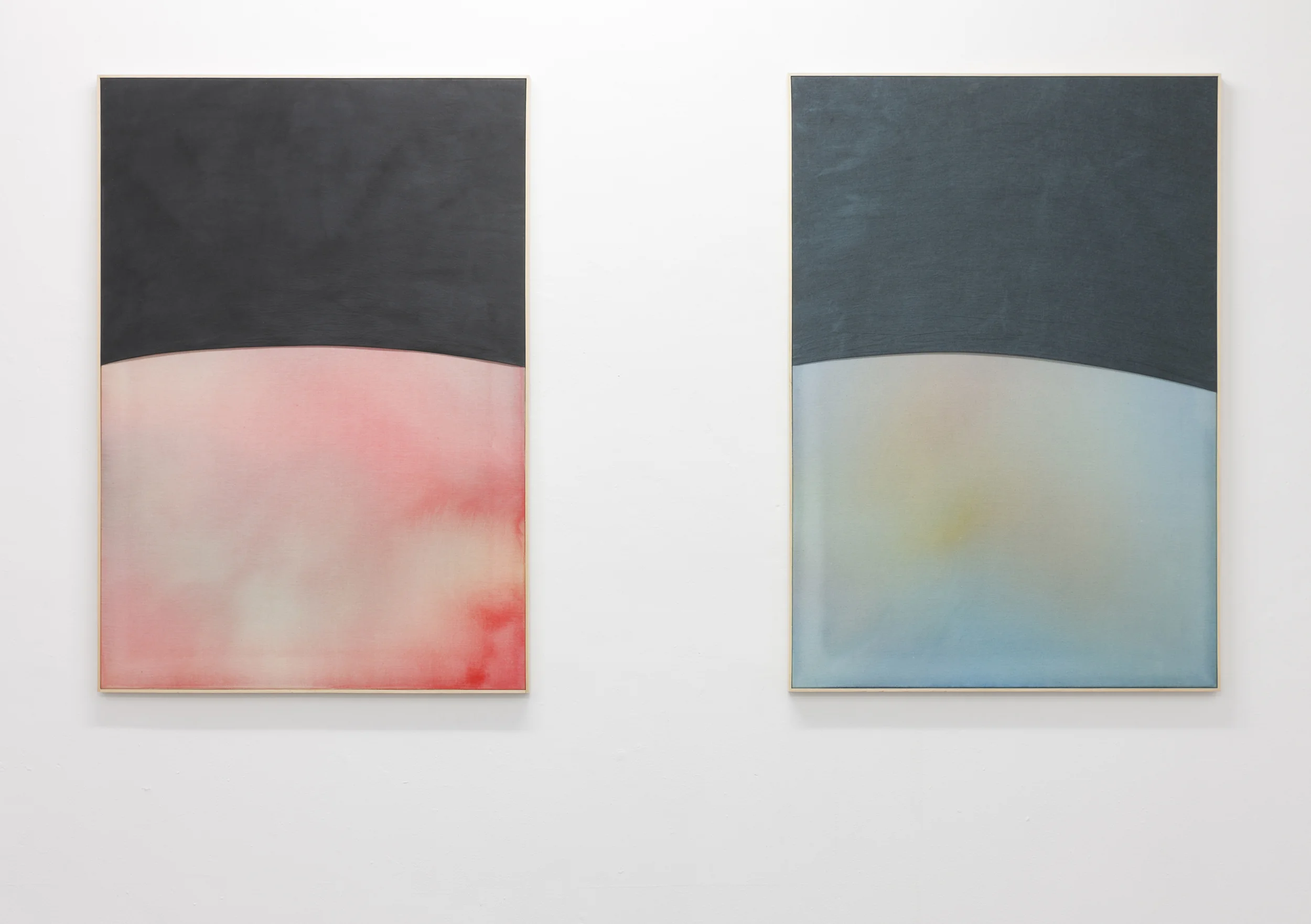 Future Primitive I & II, 2018 115cm X 80cm, acrylic ink and paint on canvas
