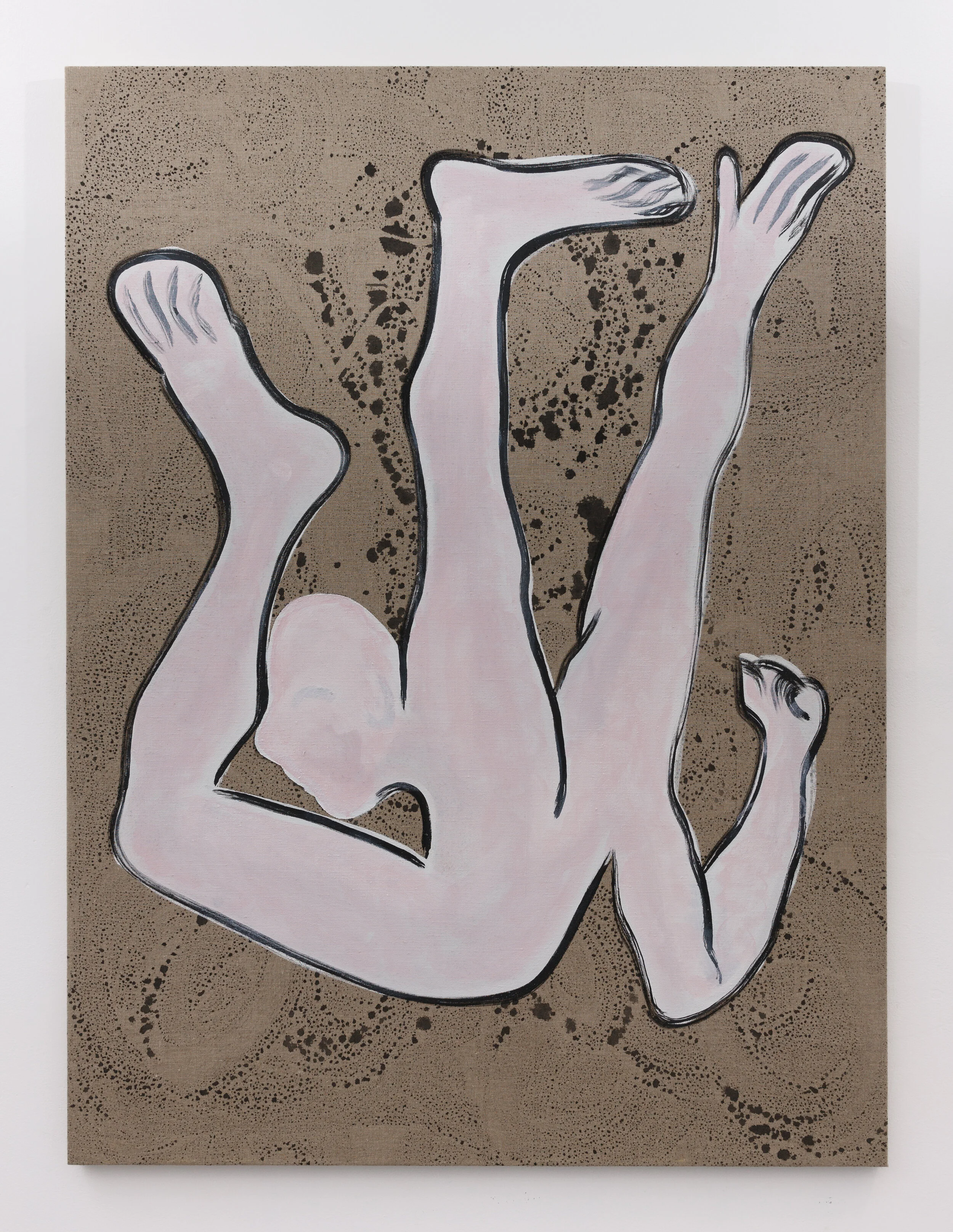 The Fall of Icarus , 2018/19. Acrylic on linen, 137 x 102 cm