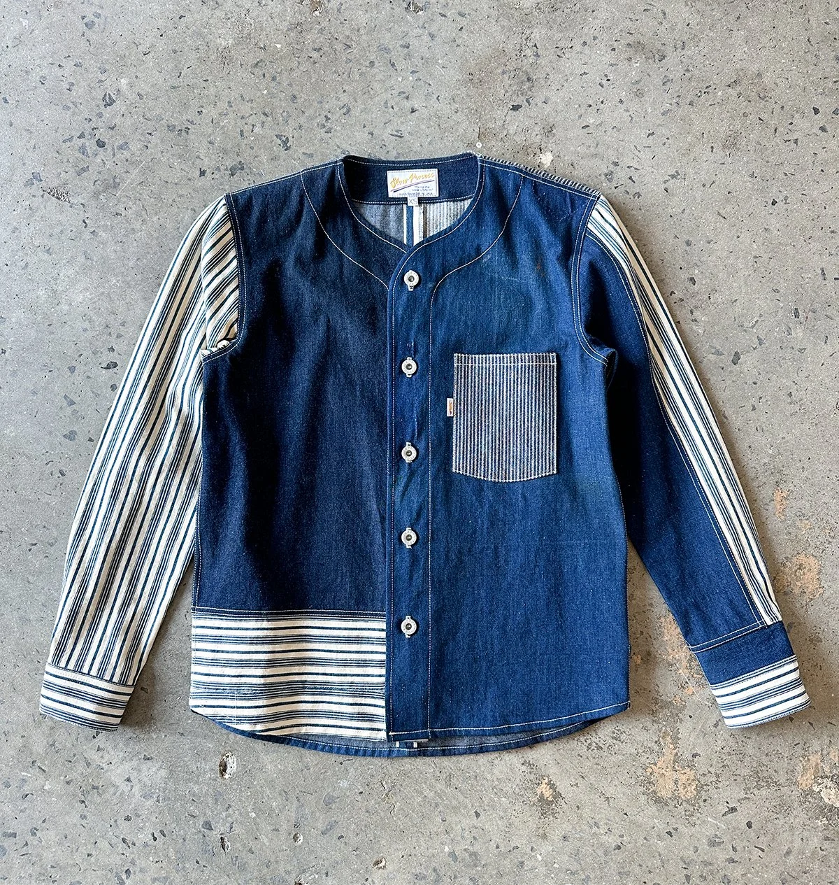'Denim No. 06' Stadium Button Up — Size XS
