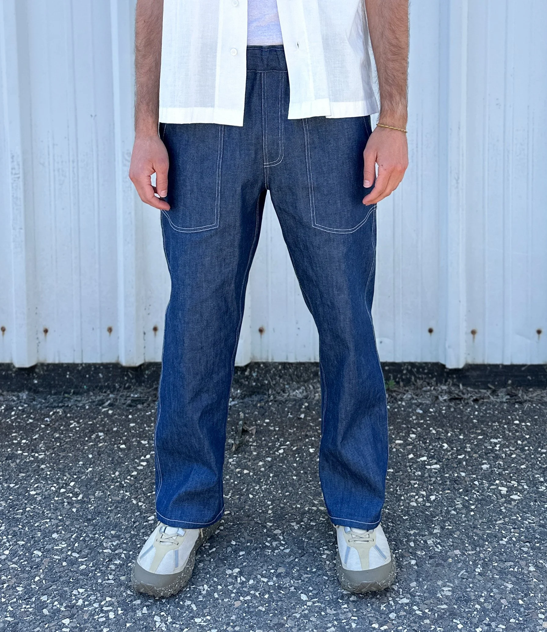 Porch Pant in Classic Blue Denim (10 oz.)