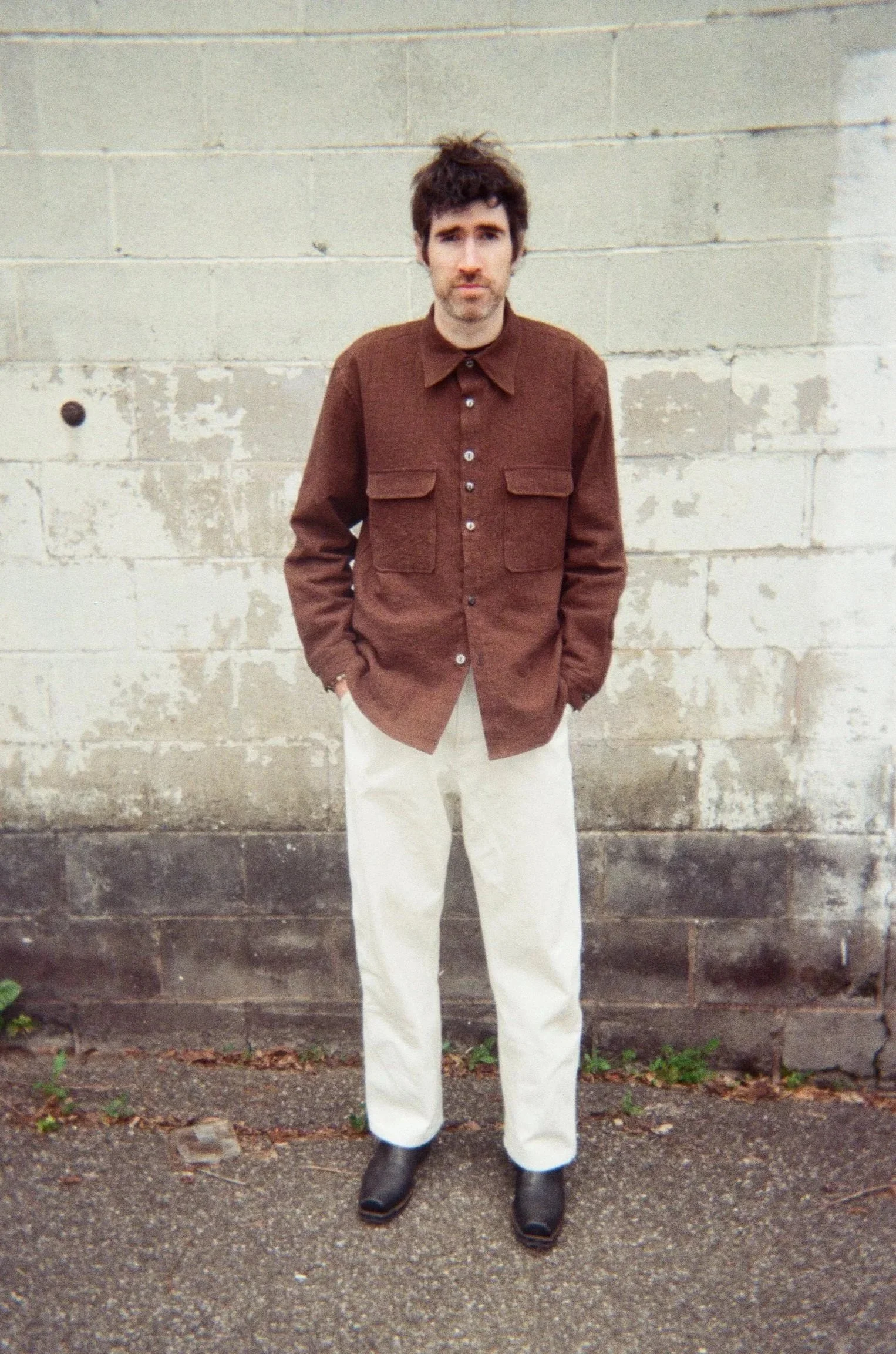 PREORDER | Sally Shirt in Soil Linen/Cotton Puppytooth | Size S-2X