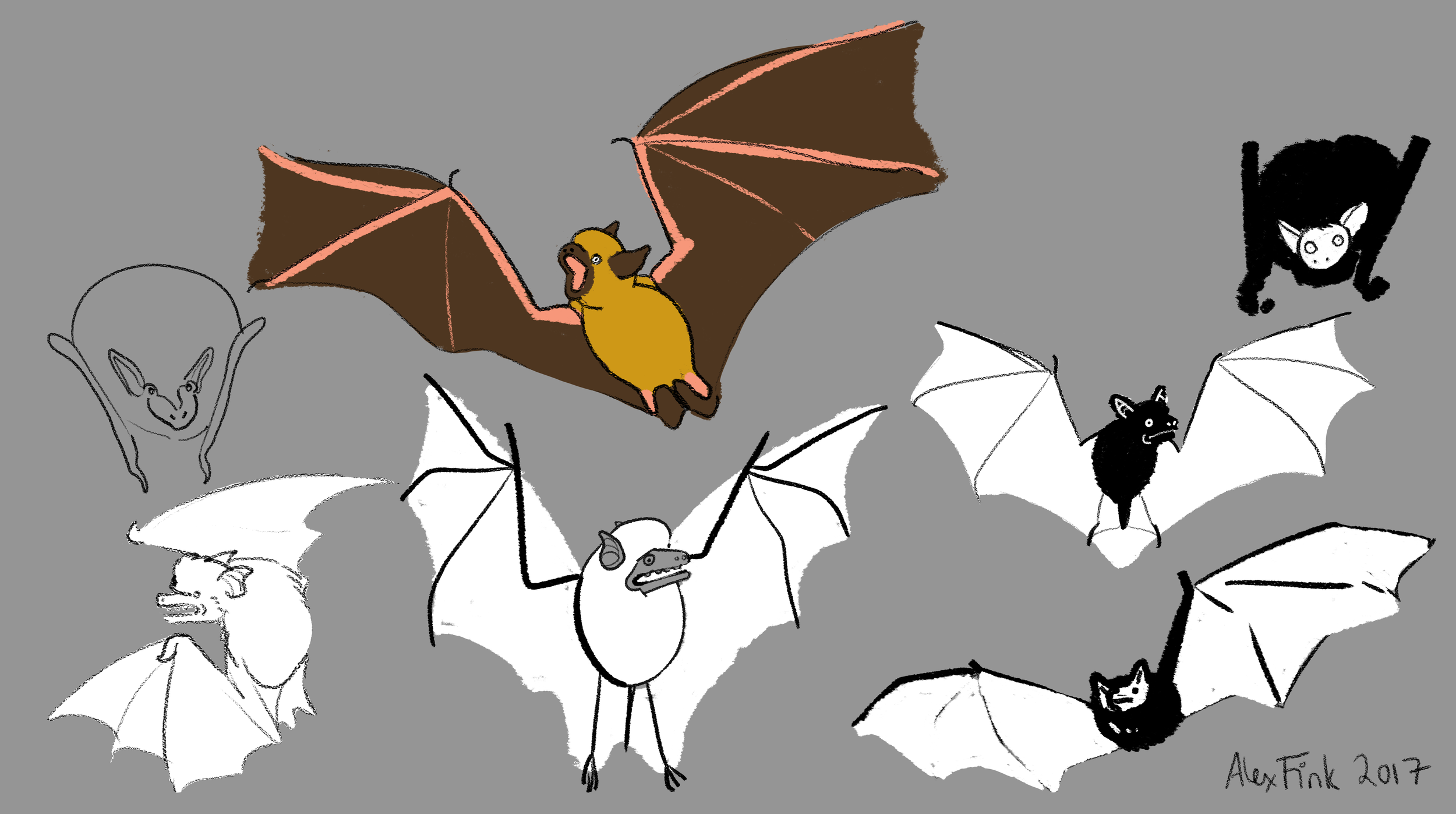 Bat Character Design Exploration