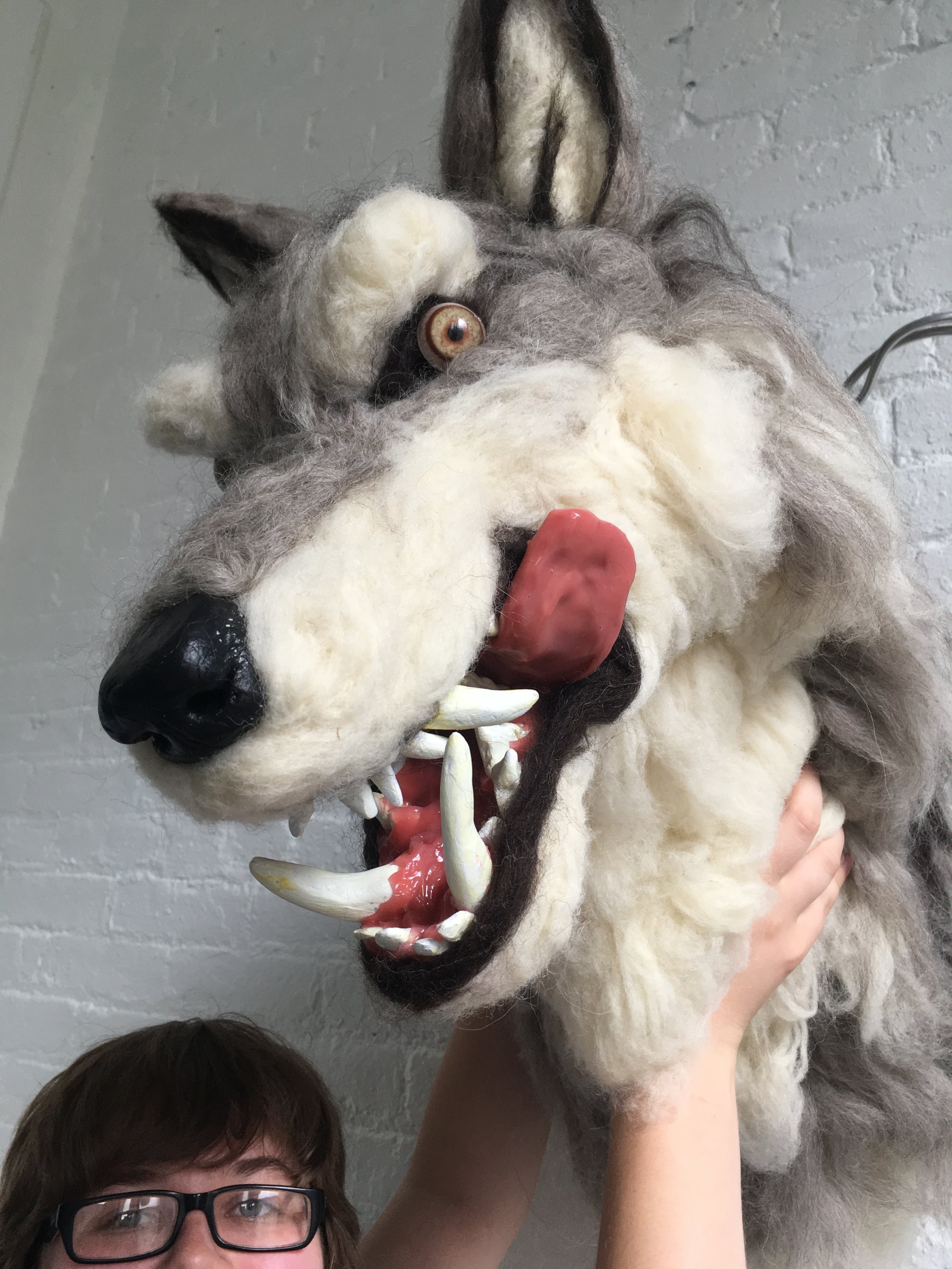 Hanging up on the wall...