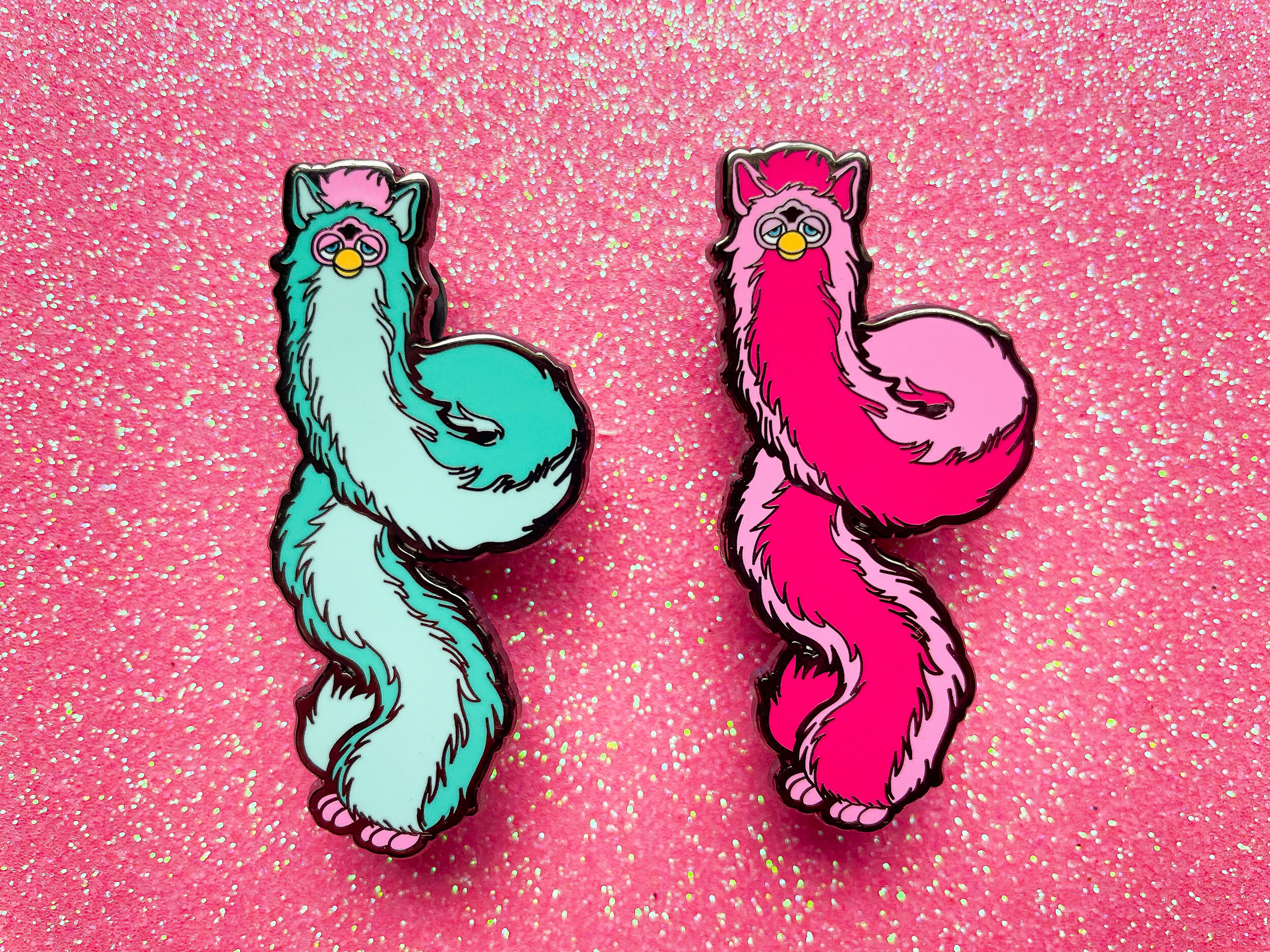 Long Boi Enamel Pins