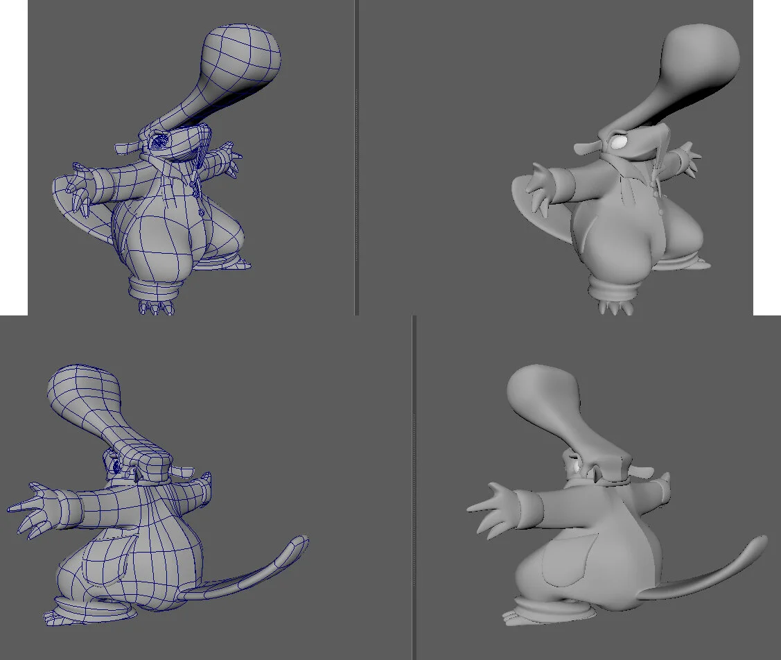 Beaver Wireframe