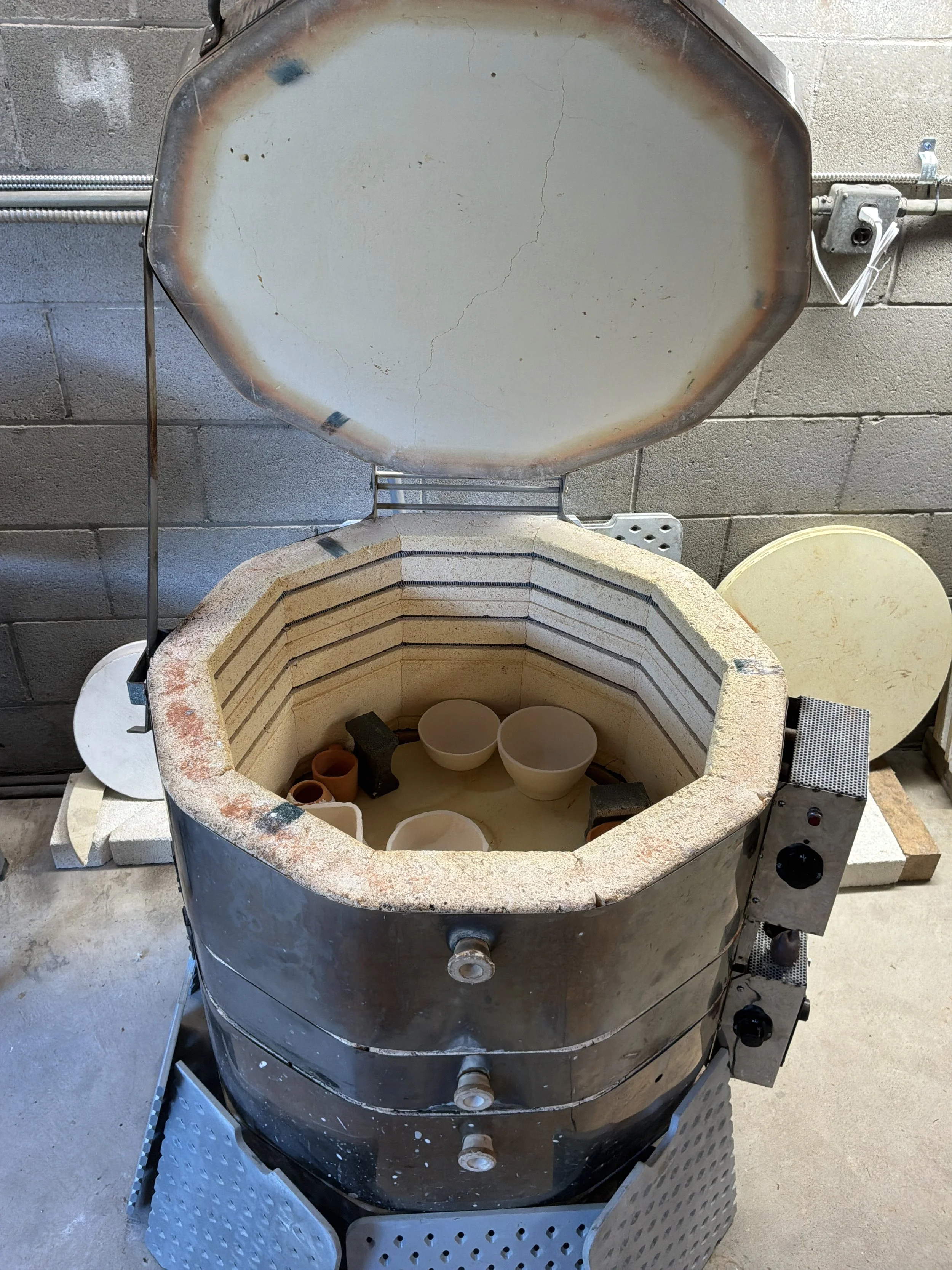 Large Electric Kiln Firing