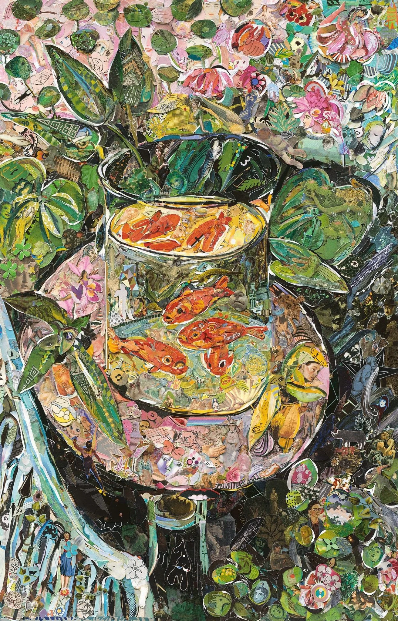 ©Vik Muniz, The Goldfish, after Matisse, 2016. Courtesy of Matthew Liu Fine Arts
