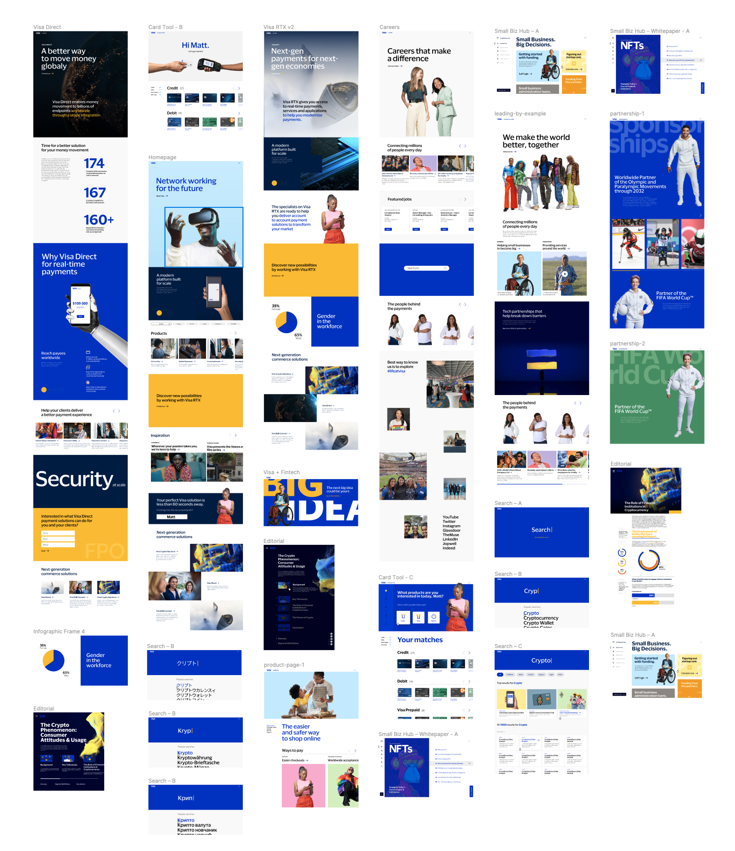    An  all-new look  for an  evolved Visa .  