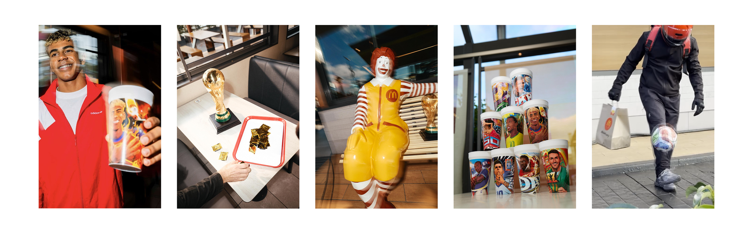  Social content extended the campaign with assets celebrating the meal, collectible cups, and tournament moments. 