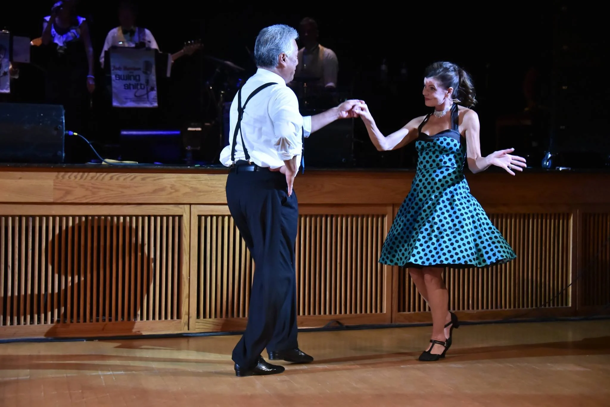    SwingShift and the Stars    Photography by John L. Russell, Great Lakes Images — with  Mel Kiogima ,  Marilyn Taylor ,  22 2 NONE  and  EXIT Realty Paramount  at  City Opera House . 