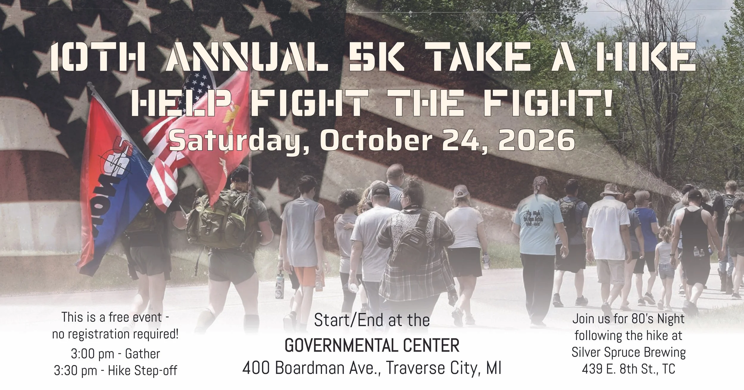 Annual 5K Take A Hike Help Fight The Fight!