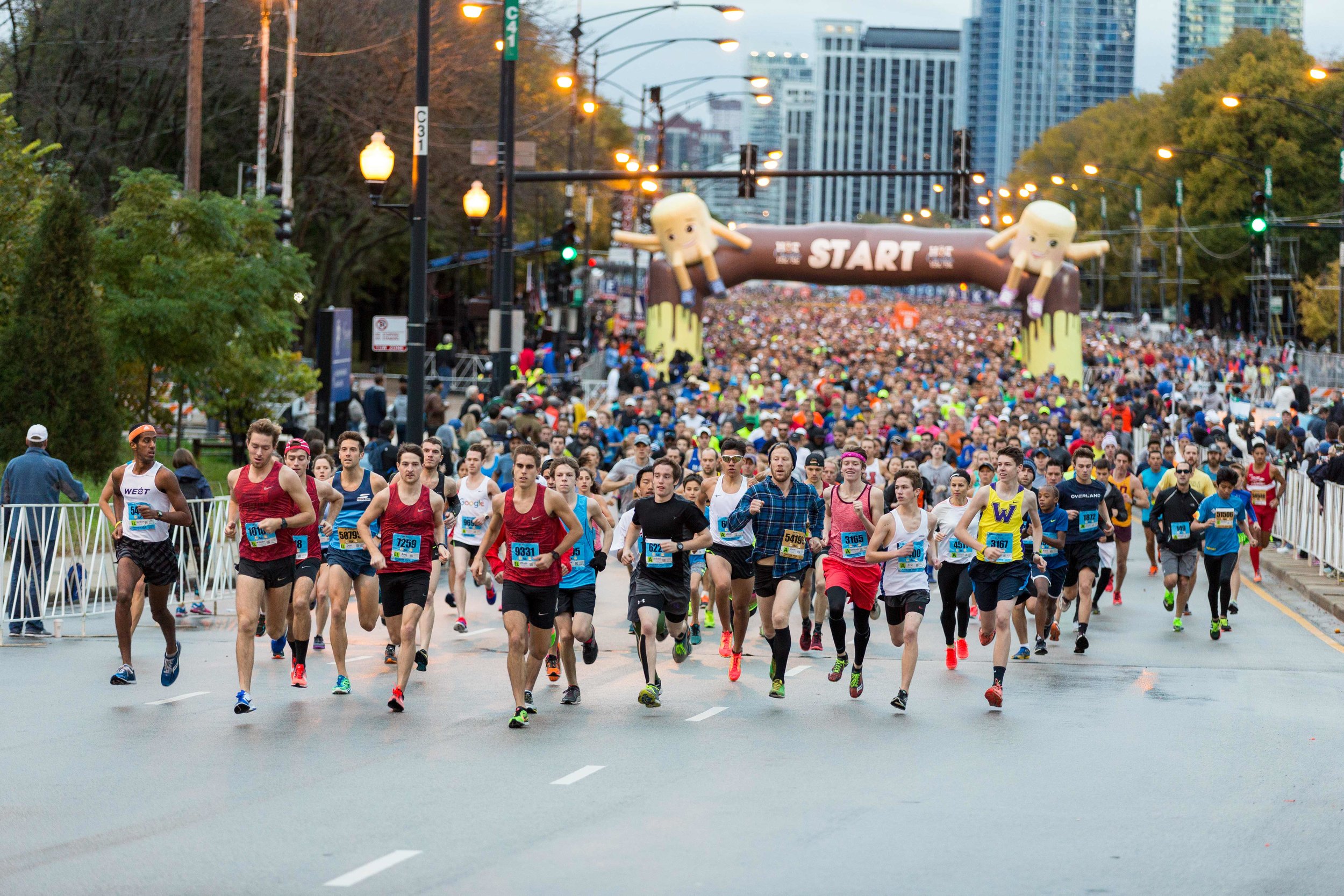 Chicago Marathon Photographer - The First Wave