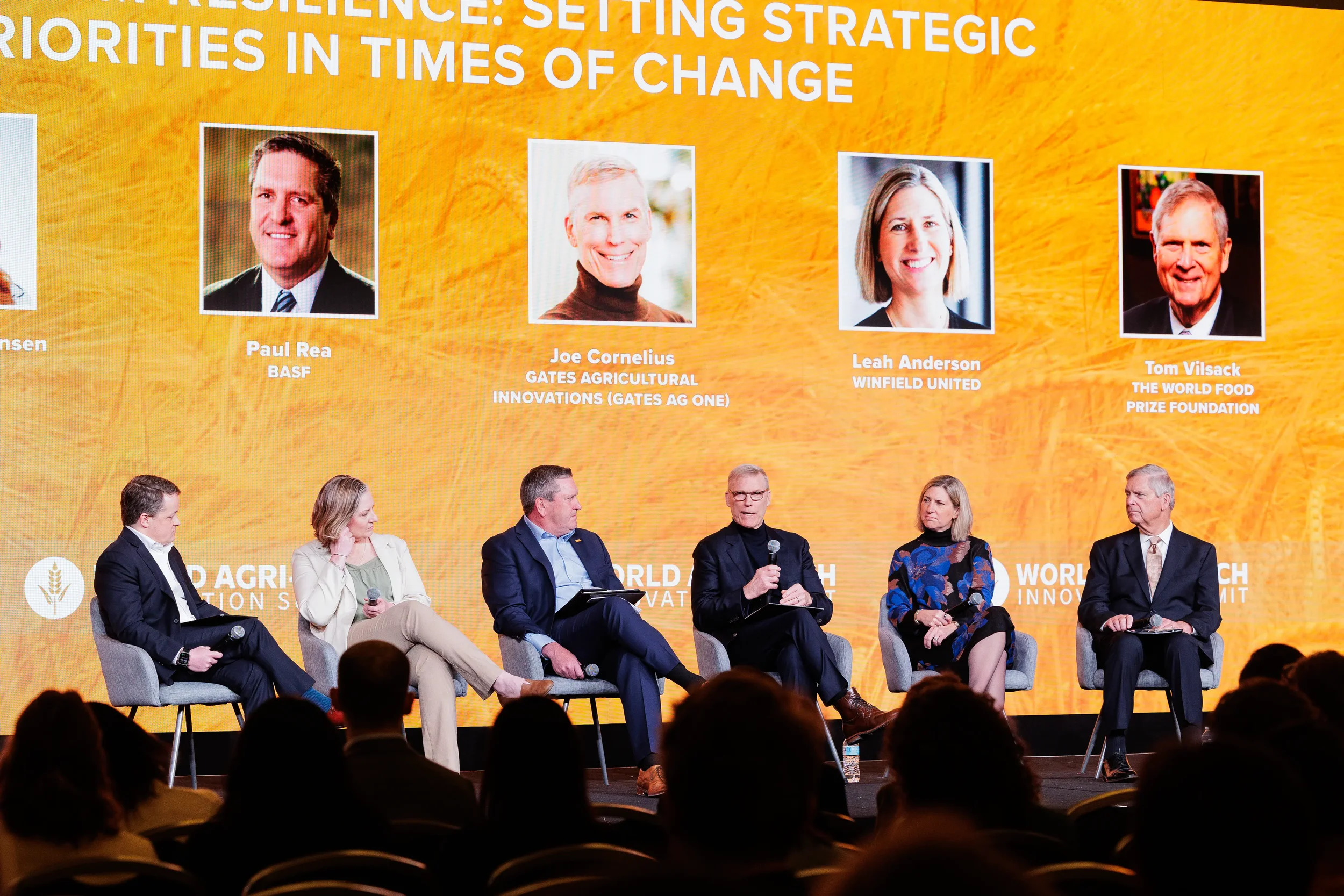 Six panelists discuss strategic priorities on stage at Chicago industry summit
