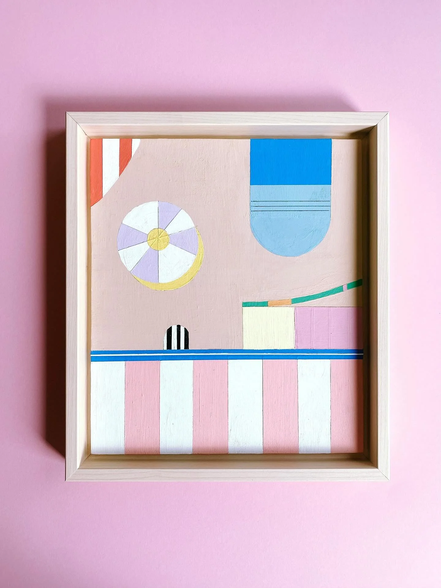 Das vierte Mini Painting im Bunde der diesj&auml;hrigen Sommer Serie 😊☀️! Wollte es euch noch zeigen, bevor die Weihnachtssaison richtig startet und damit die warme Jahres nicht nur geb&uuml;hrend abschlie&szlig;en, sondern mit einem Augenzwinkern ?