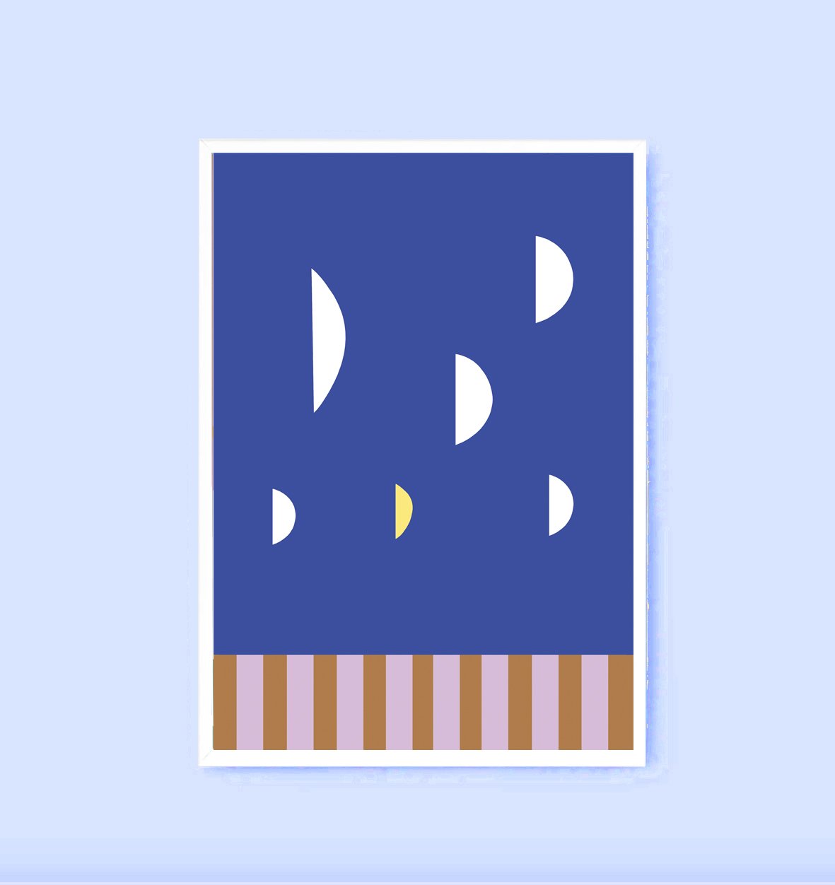 Sonnenaufgang_DIN A3_oak framed_blau_Ines Keck_ Kopie.jpg