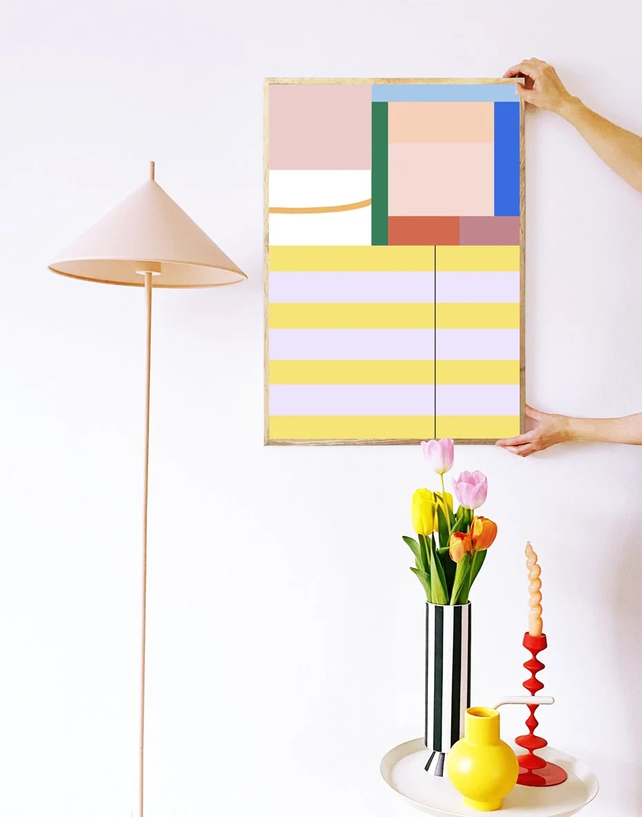 SommerSonneSonnenschein_framed living example_Ines Keck.jpg