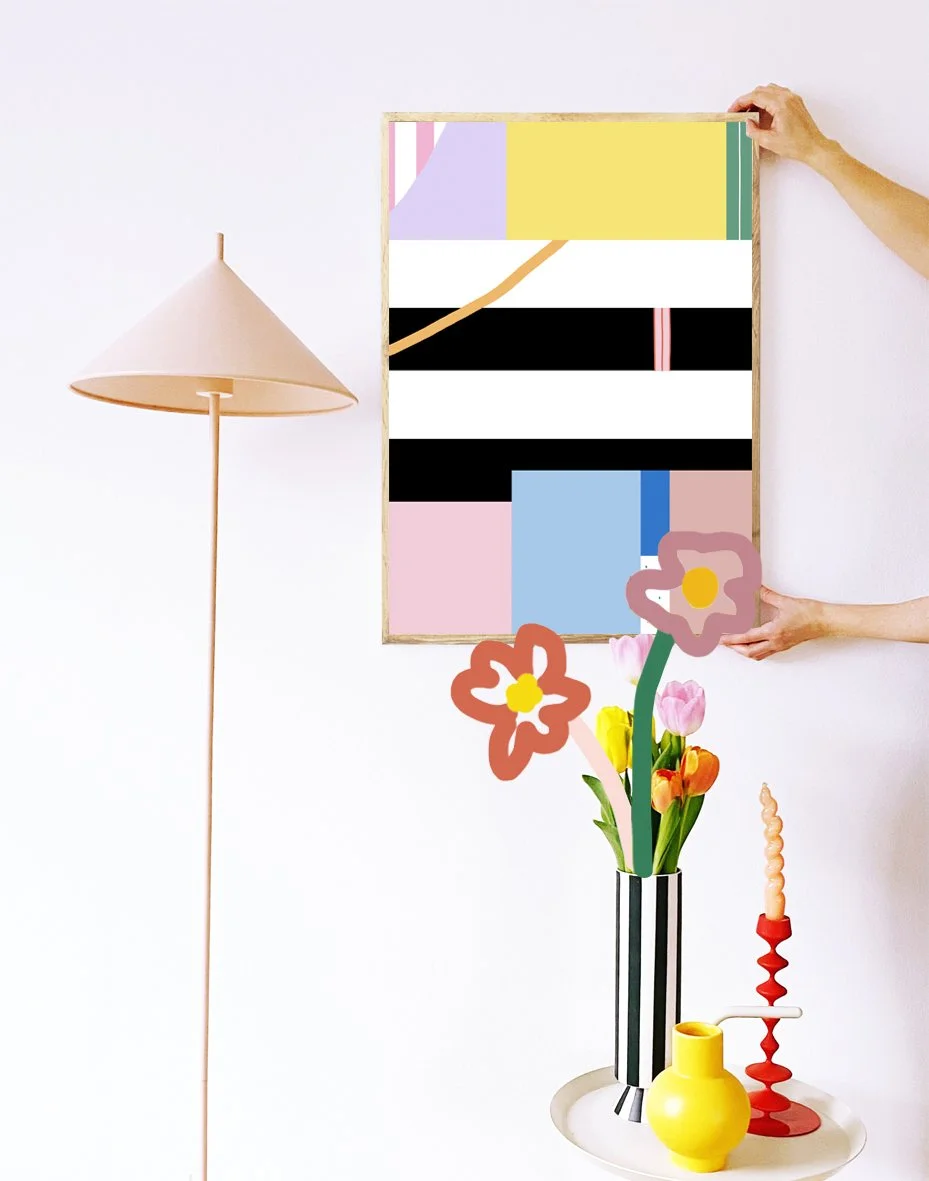 Driving to IKEA_framed living example_flowers_Ines Keck.jpg