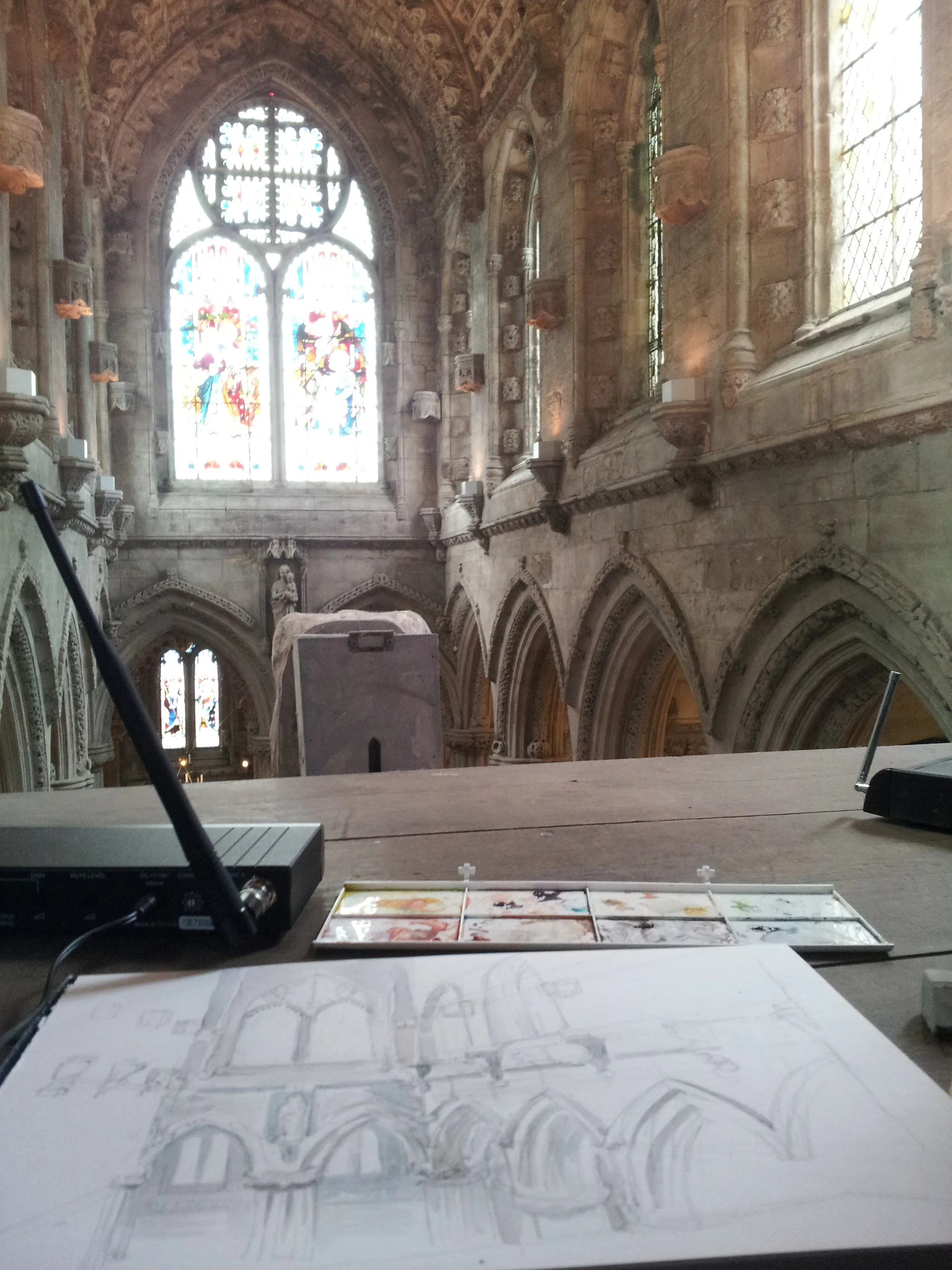 And then back in the chapel, just because it's irresistible.