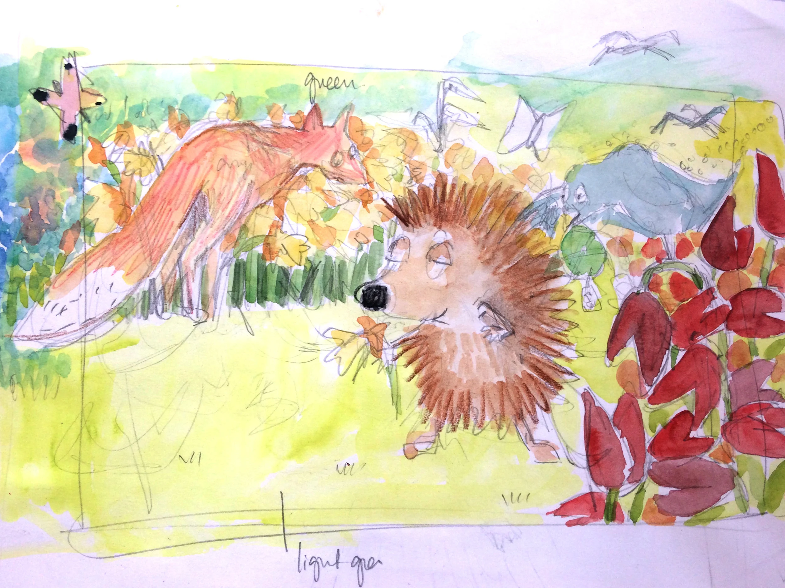 ...and many of them made it into this draft of the final spread
