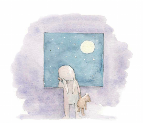 This book was drawn for my first child. And his bear.