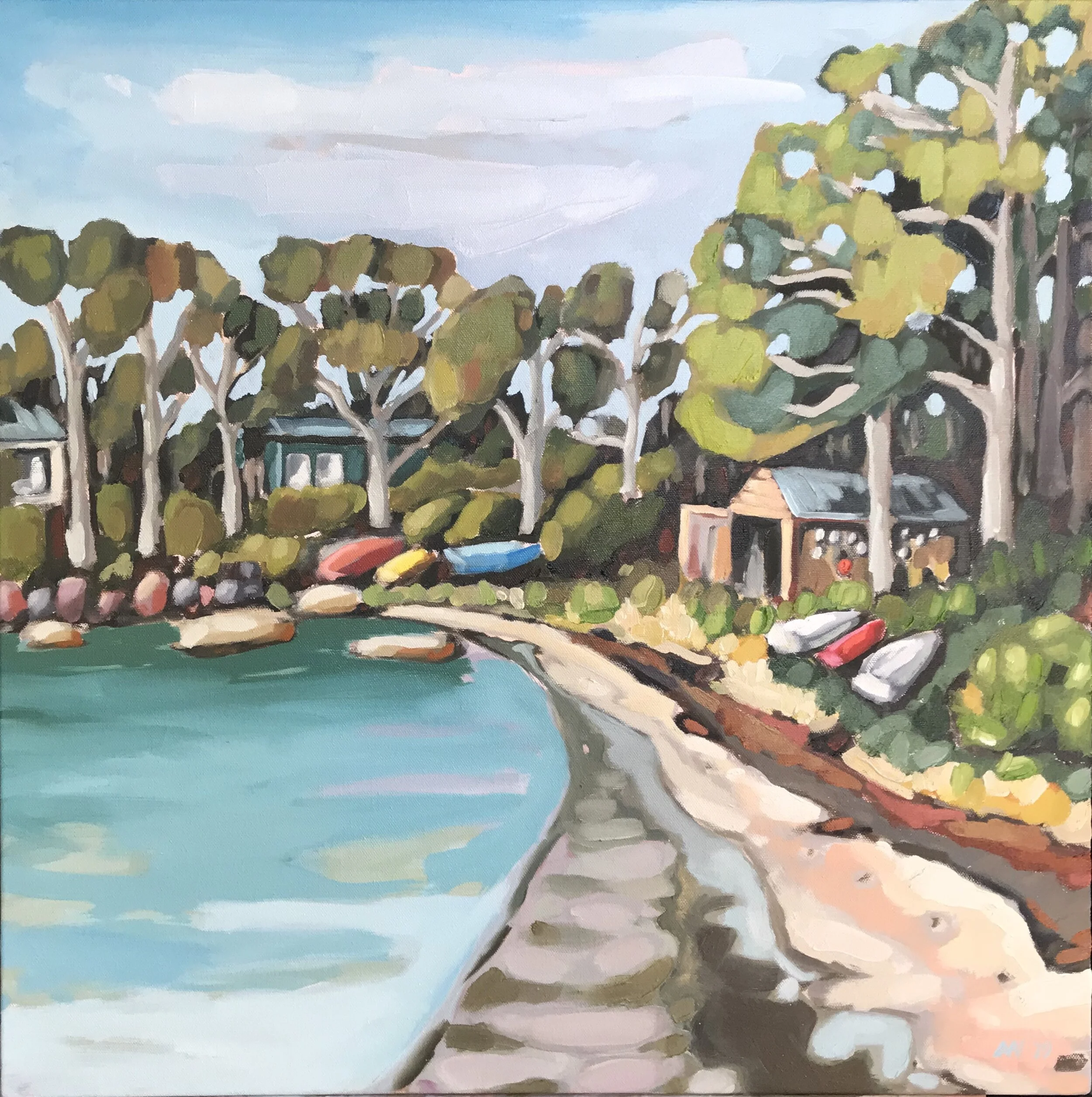 Gone Fishing (Oil Award, Glamorgan Spring Bay Art Prize 2020)