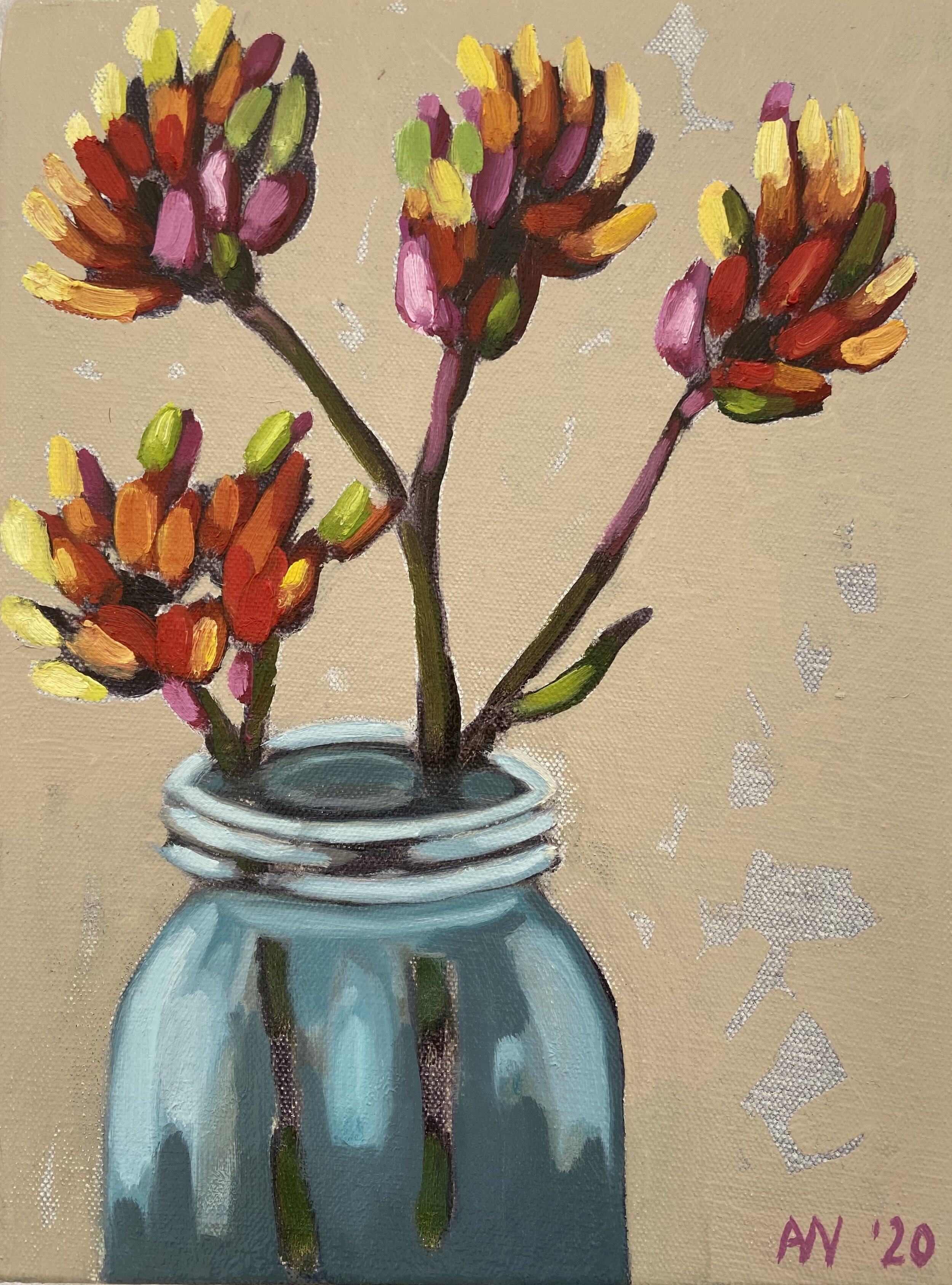 Dramatic Paws Series, Blue Jar