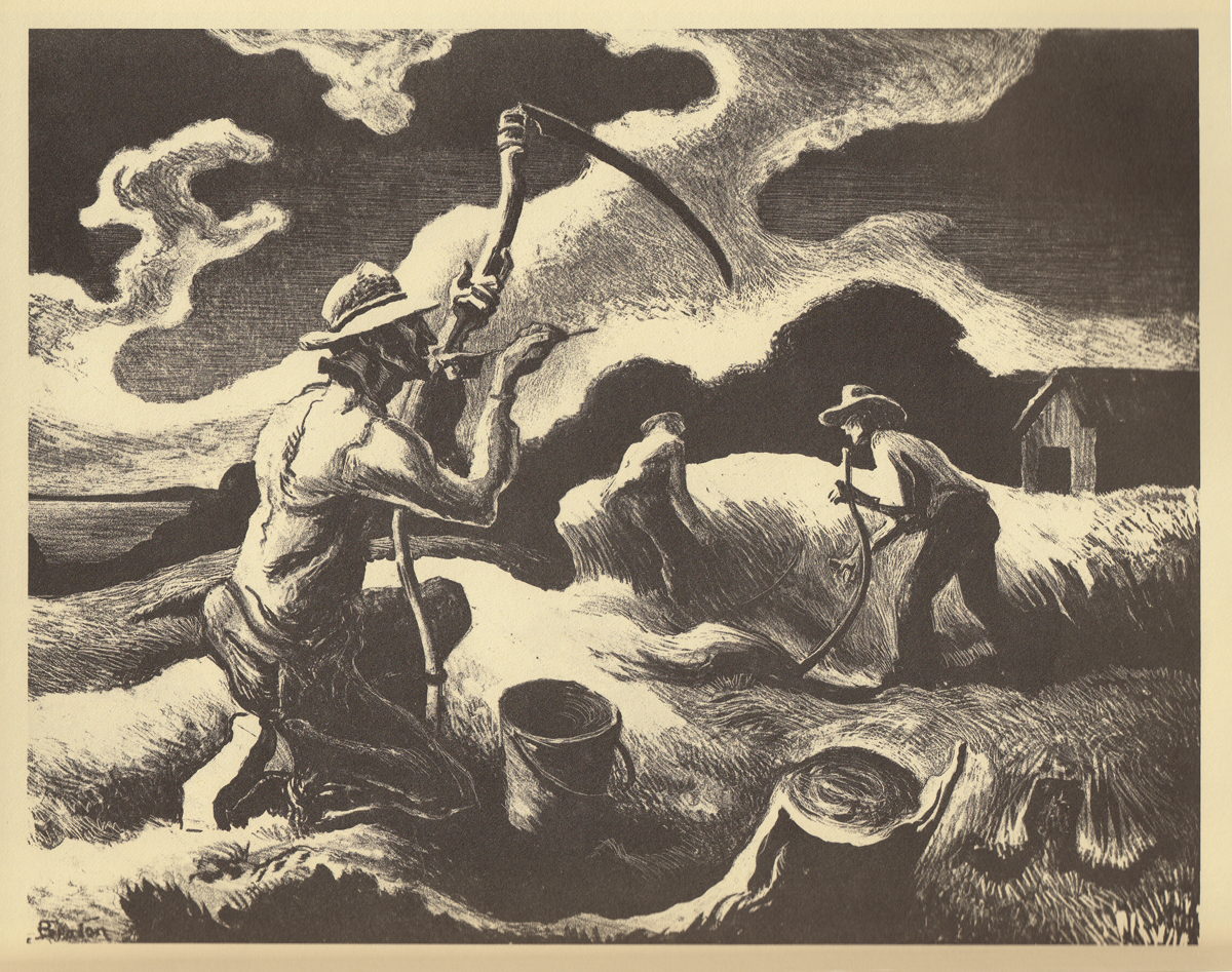 Thomas Hart Benton_Granary Gallery_artifactsmv_marthas vineyard_island hay.JPG