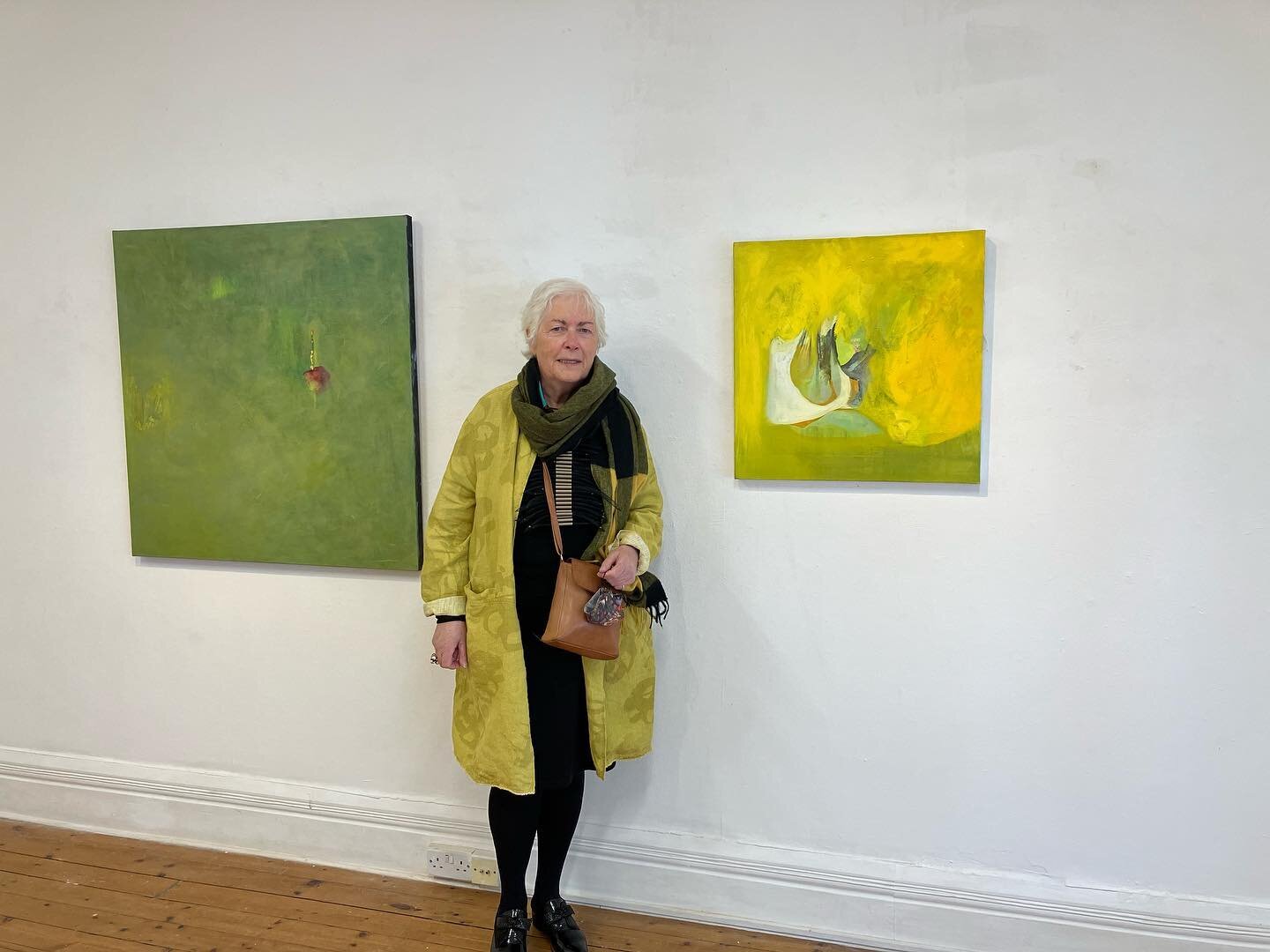 @aharkinpetersen_artist @thehydebridgegallery #abstractart #painting #irishart