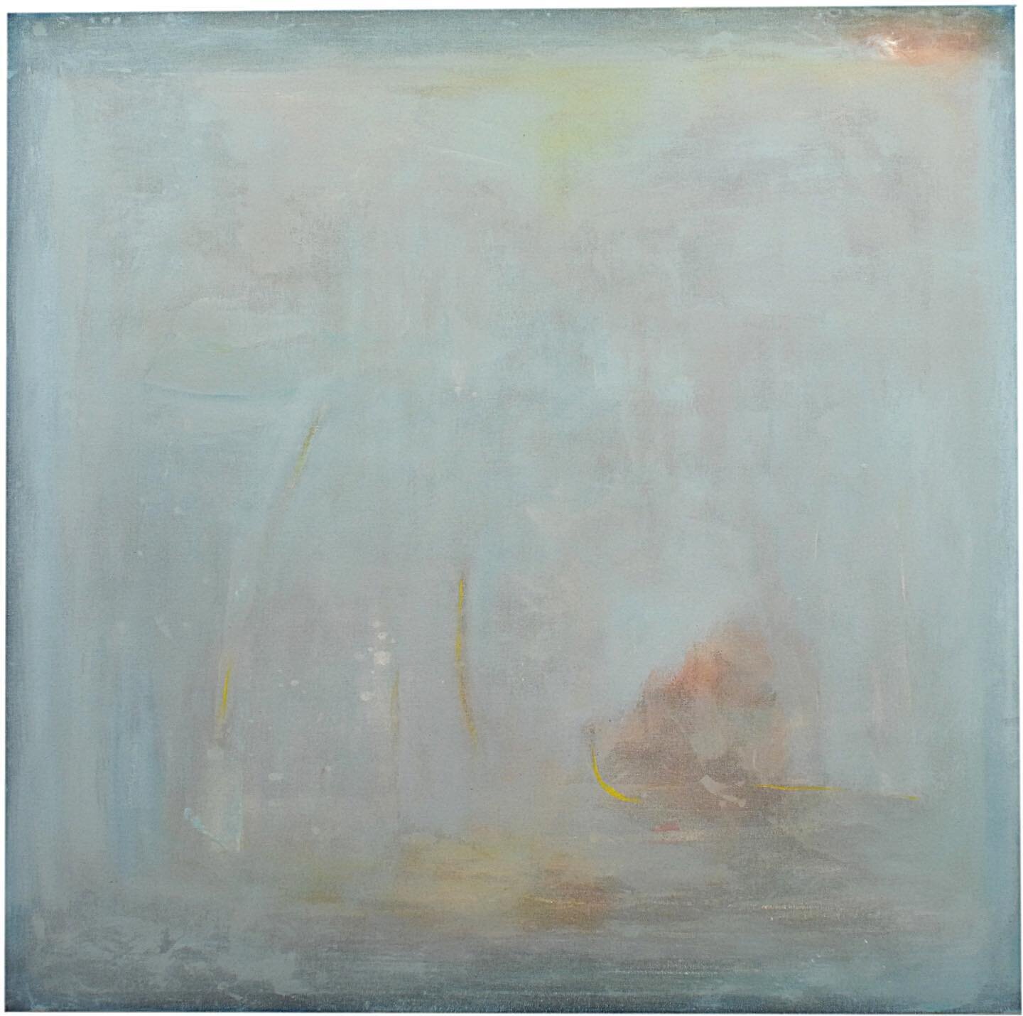 &lsquo;Delighted my painting &lsquo;Free Play of Pure Possibility&rsquo; Oil on Canvas 100x100 cm has gone to a new home #abstractart #contemporaryirishart #luangallery #painting