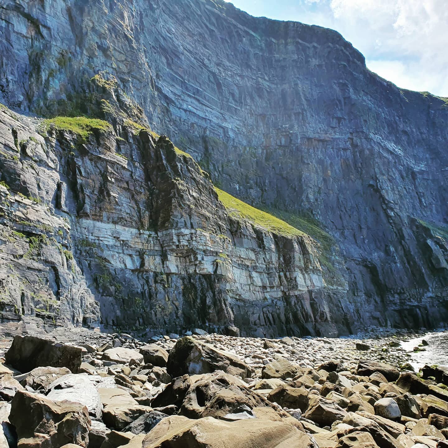 Looking up from the bottom, Cliffs of Moher, County Clare, Ireland.

Cormacscoast.com Walking tours 

#wildatlanticway #walkingtours #failteireland #discoverireland #fillyourheartwithireland #cliffsofmoher #burrenandcliffsofmohergeopark #atlanticgeop