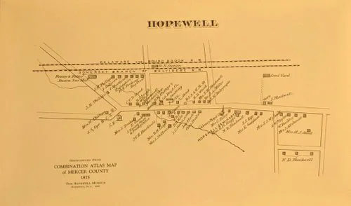 Map of Hopewell (small) $2