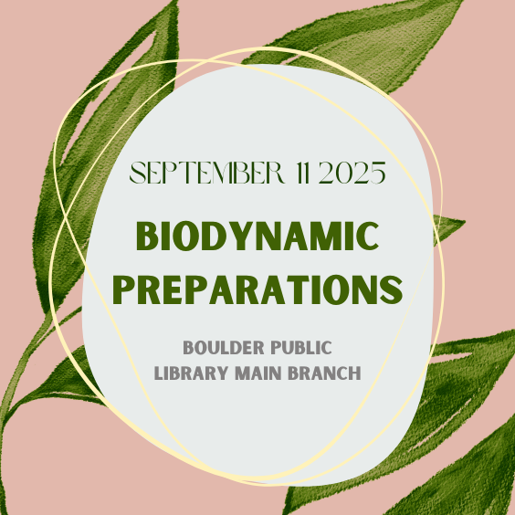 Biodynamic Preparations FREE Library Class
