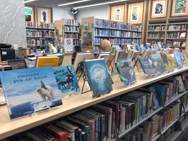 I spent an afternoon visiting with the librarian in Nome and just fell in love with the space and the number of books about Alaska cultures.