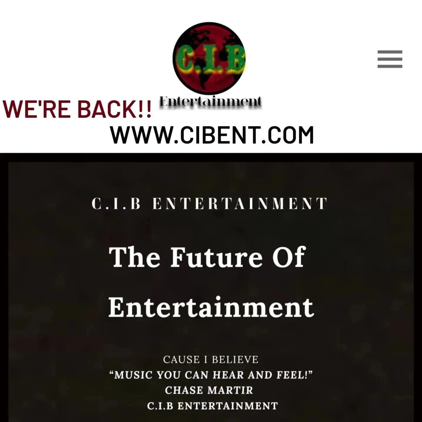 New Domain Same Mission. www.cibent.com