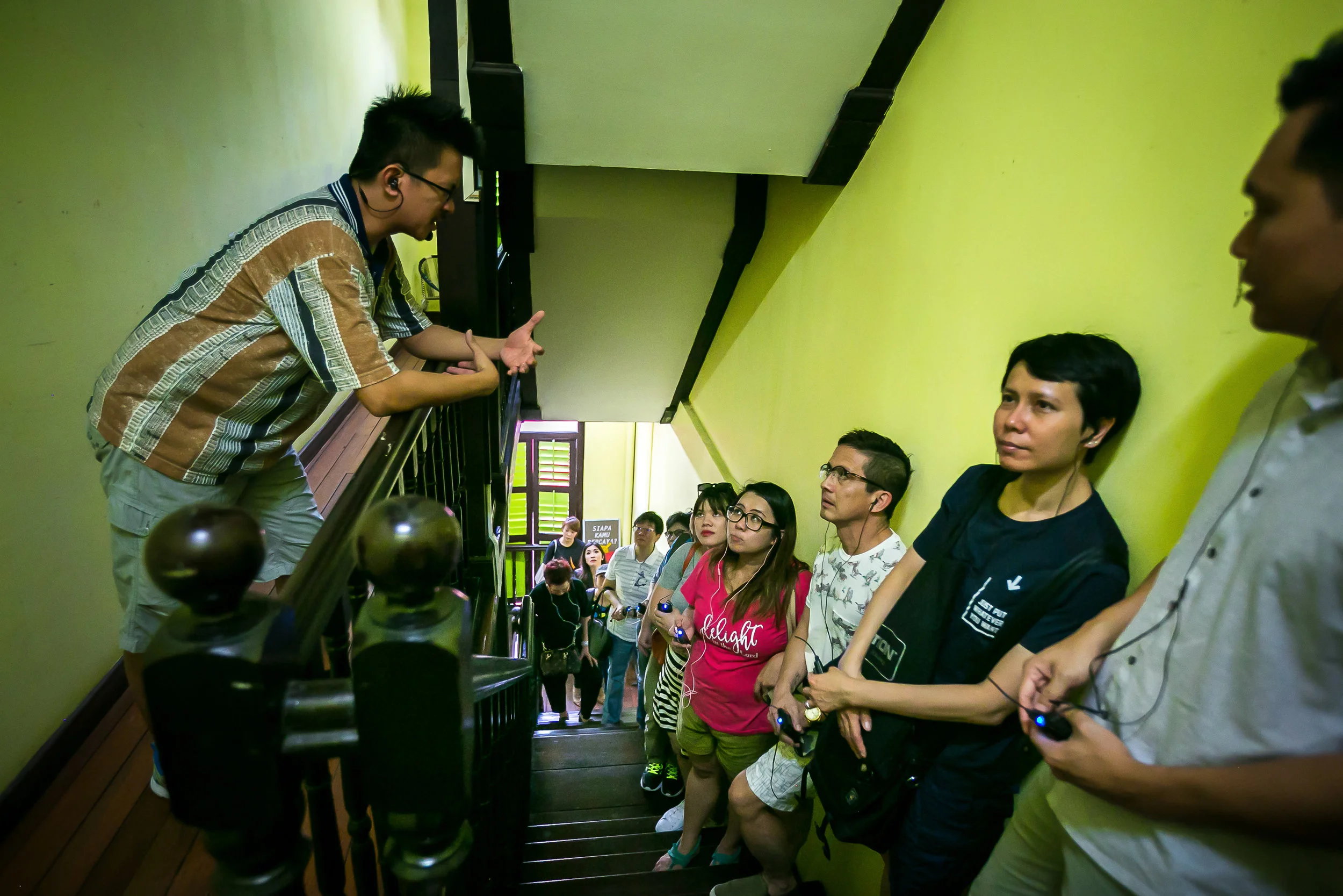 Our Sounds of Chinatown workshop started off within our quarters, allowing participants to explore the insides of a shophouse