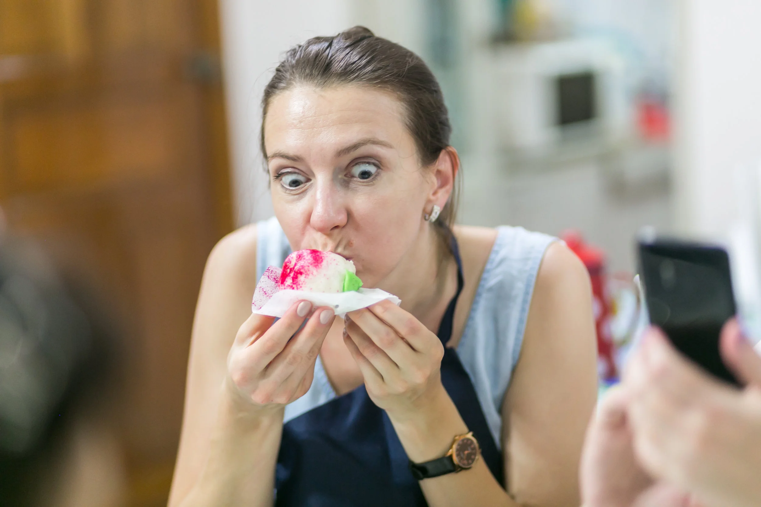 Evidently, our workshop participants found the baos delicious!