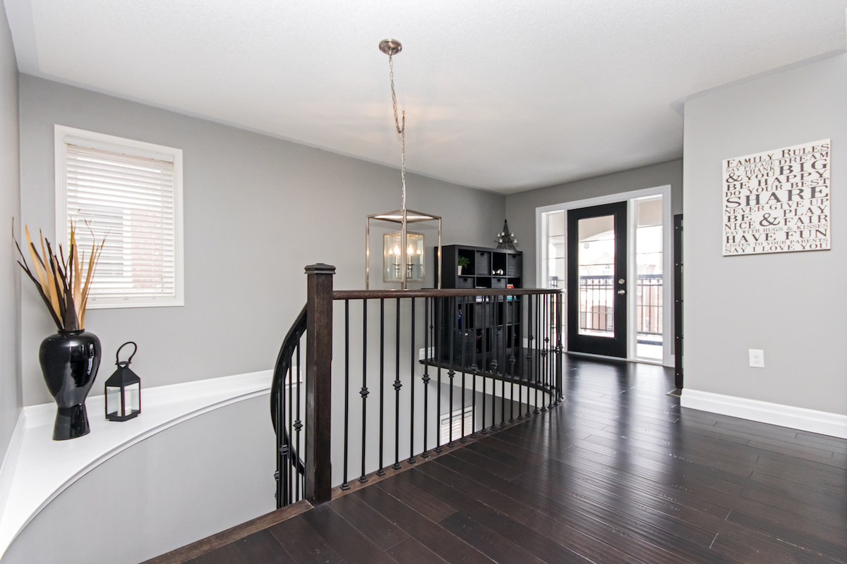3344 Moses Way - Top of Large Wood Staircase