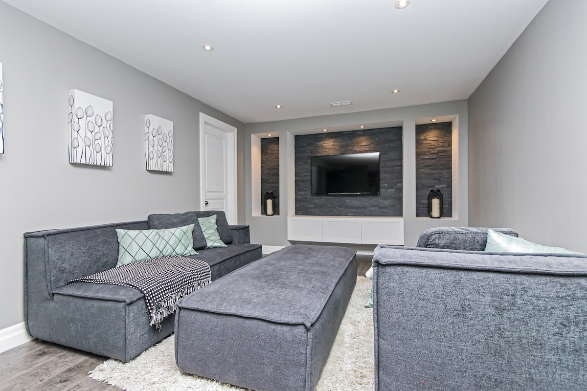 3344 Moses Way - Basement Living Room - Alternative Angle