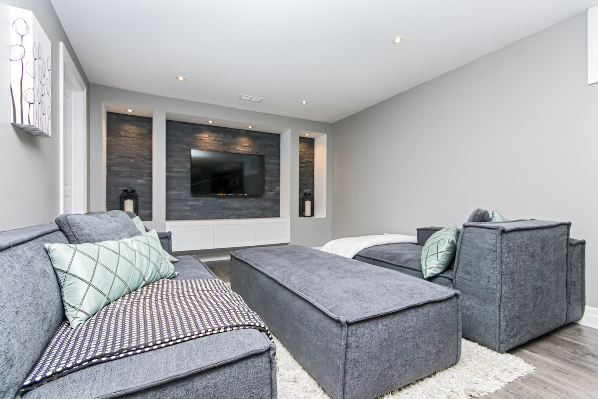 3344 Moses Way - Basement Living Room - Side
