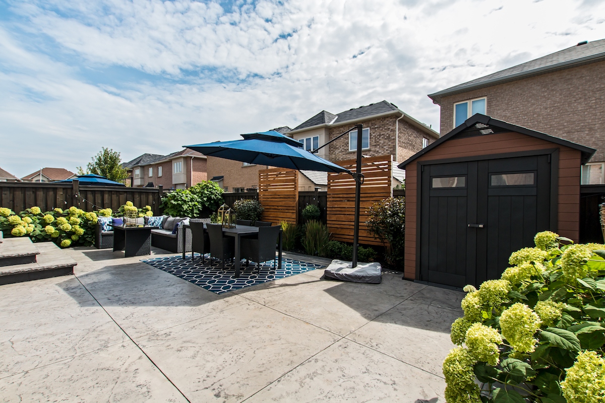 3344 Moses Way - Back Yard Patio with Shack