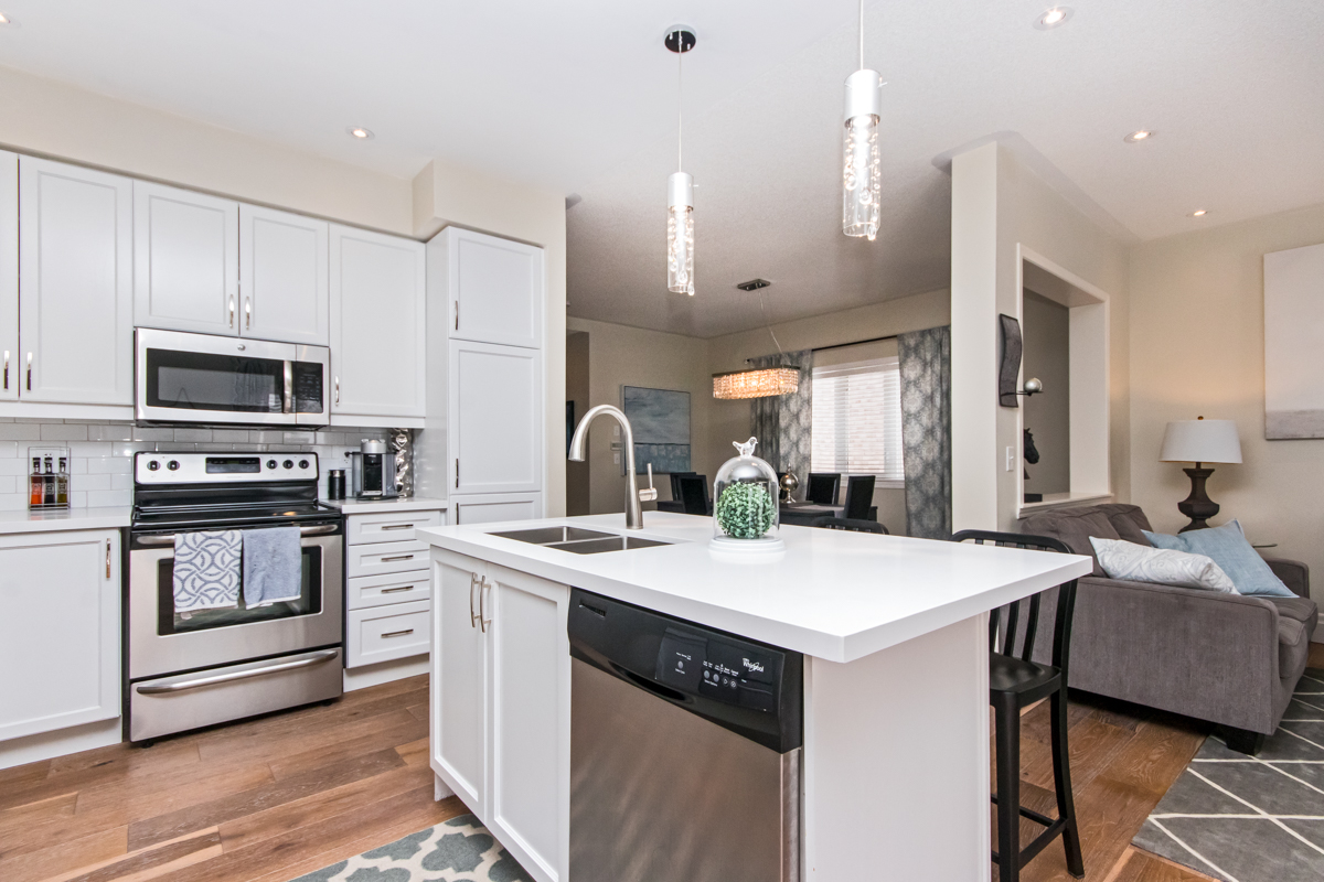 3346 Moses Way - Large kitchen with dishwasher built into the island