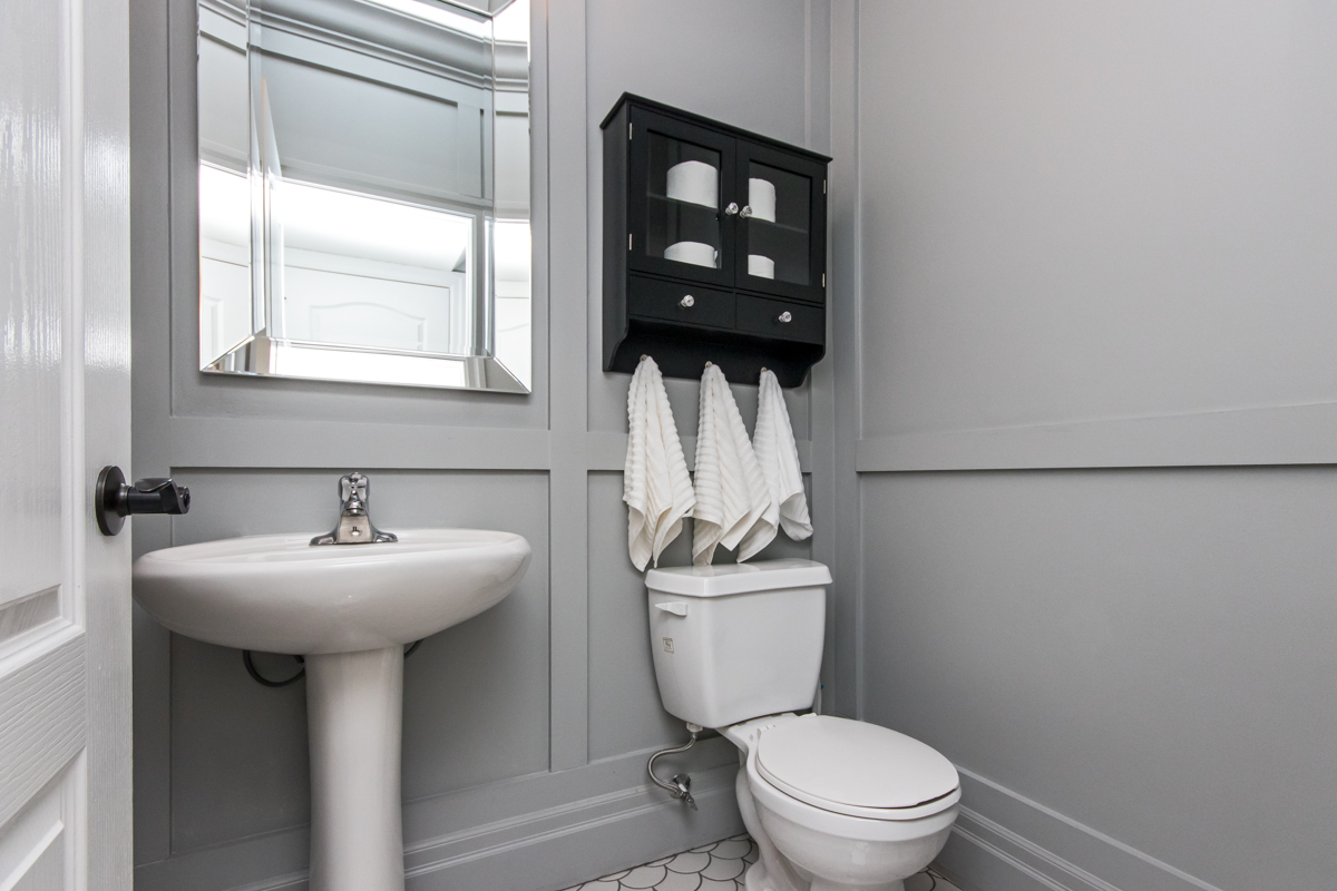 3346 Moses Way - Powder room with sink & toilet