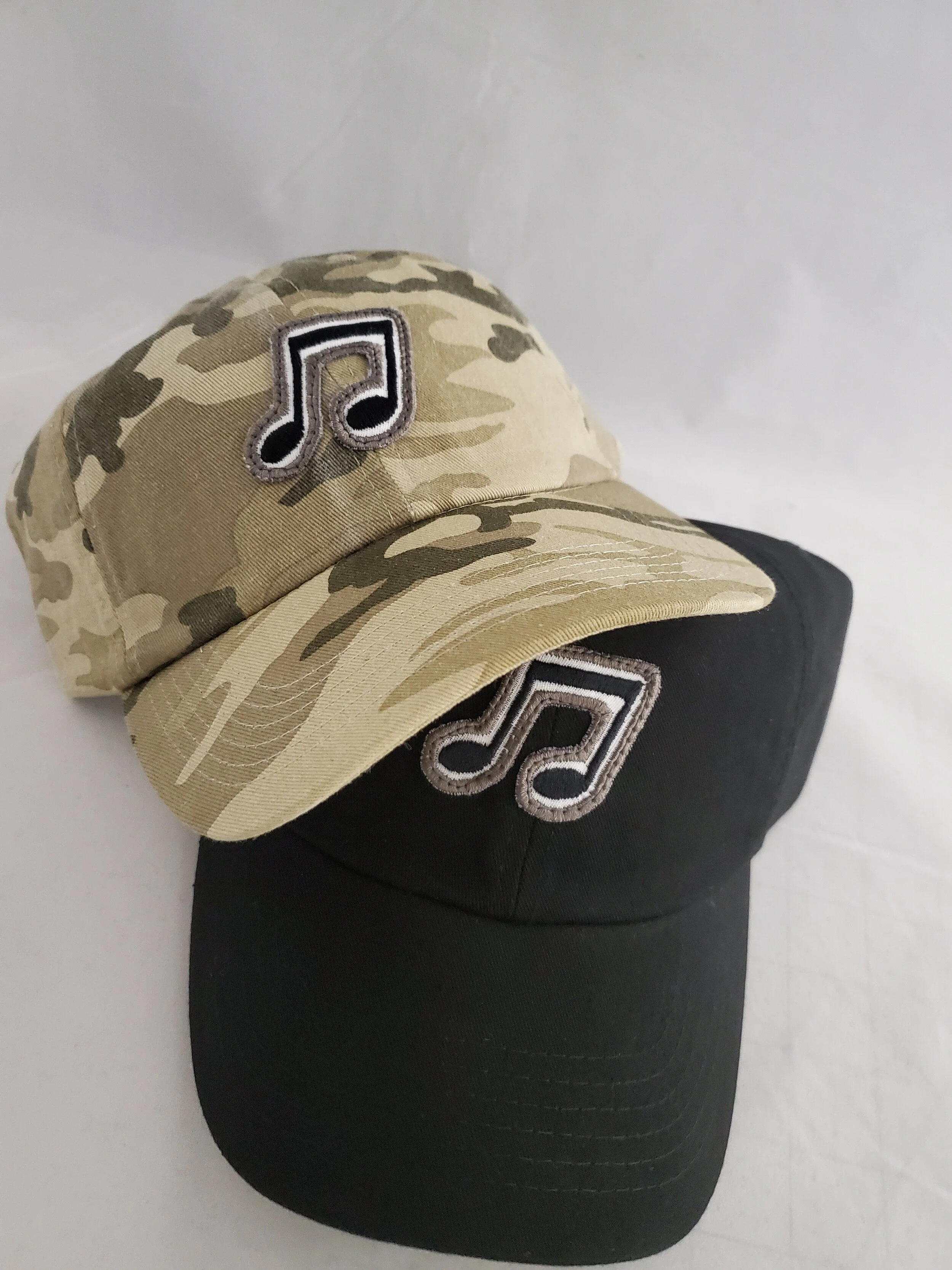 *Music for Your Head* Dad Hat Black or Tan Camo