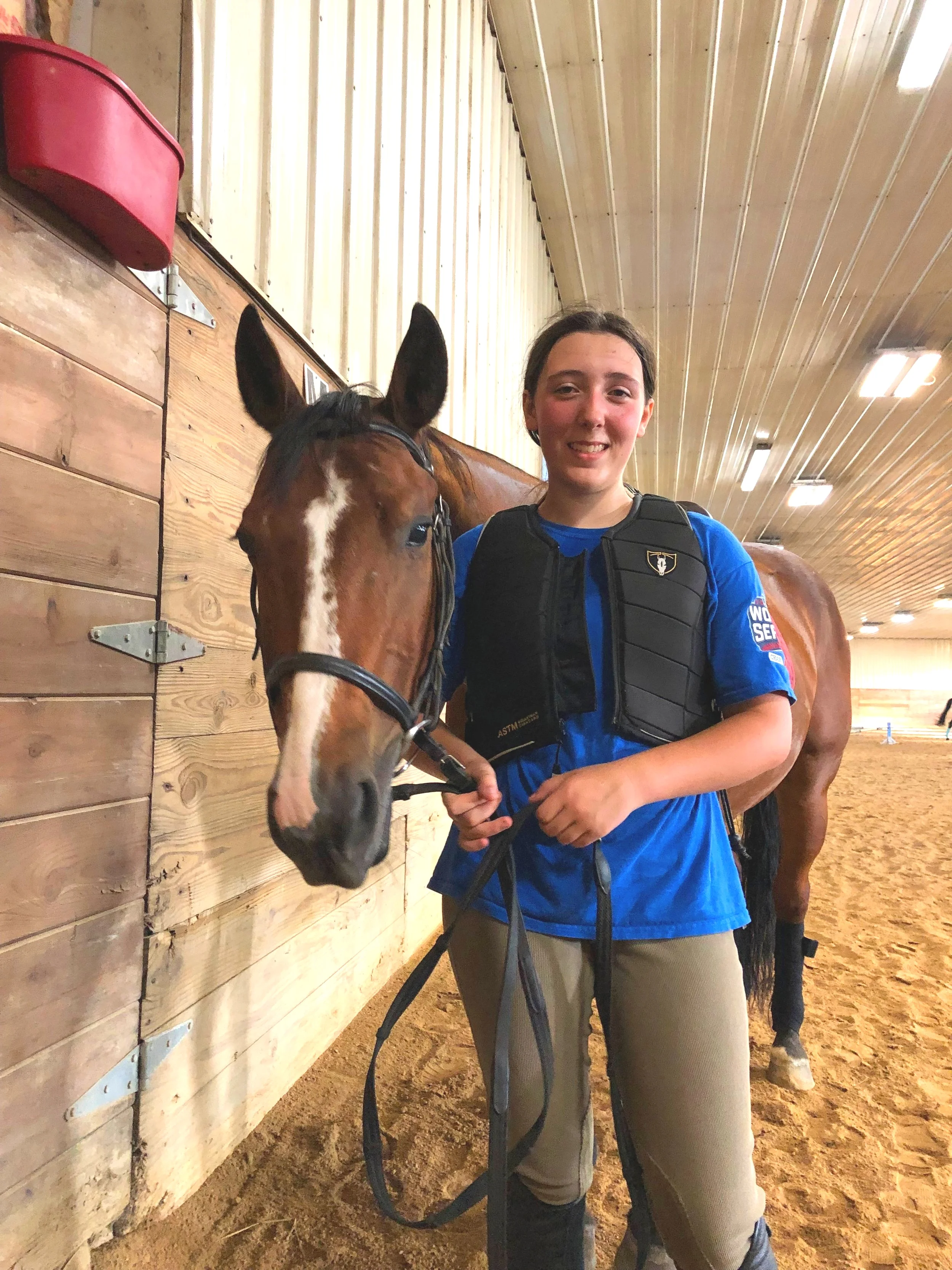 Hi! My name is Amanda and I am 15 years old. My favorite horse is Tucker and I also have a lot of love for Shilo and Freckles. I have been riding at Heavenly Horses for 10 years. I love to jump and do speed. I also love to see new riders come and learn new things and improve with every lesson.