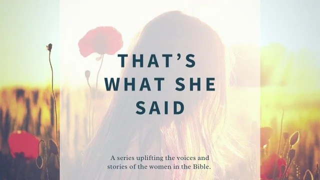"That's What She Said" - Mary of Bethany